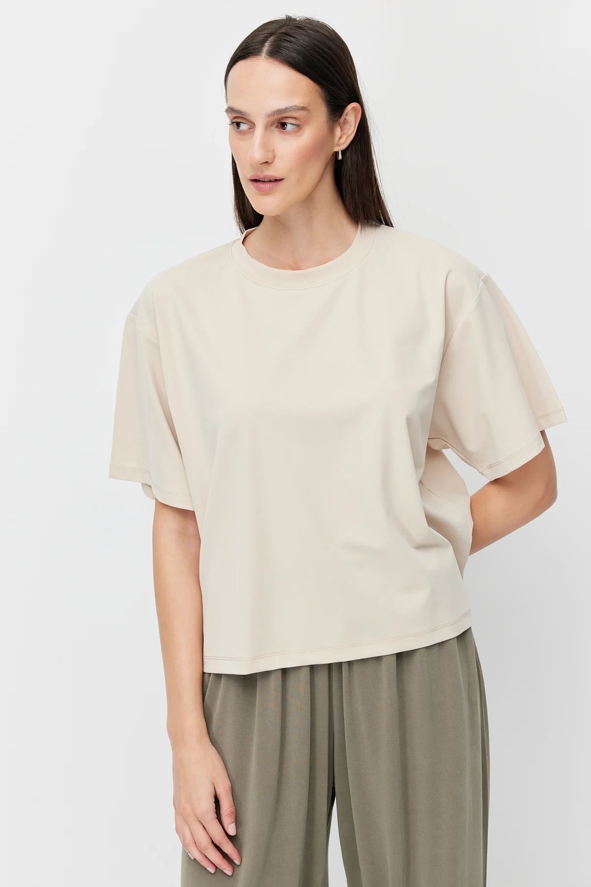 Women's Soft Textured Short T-Shirt