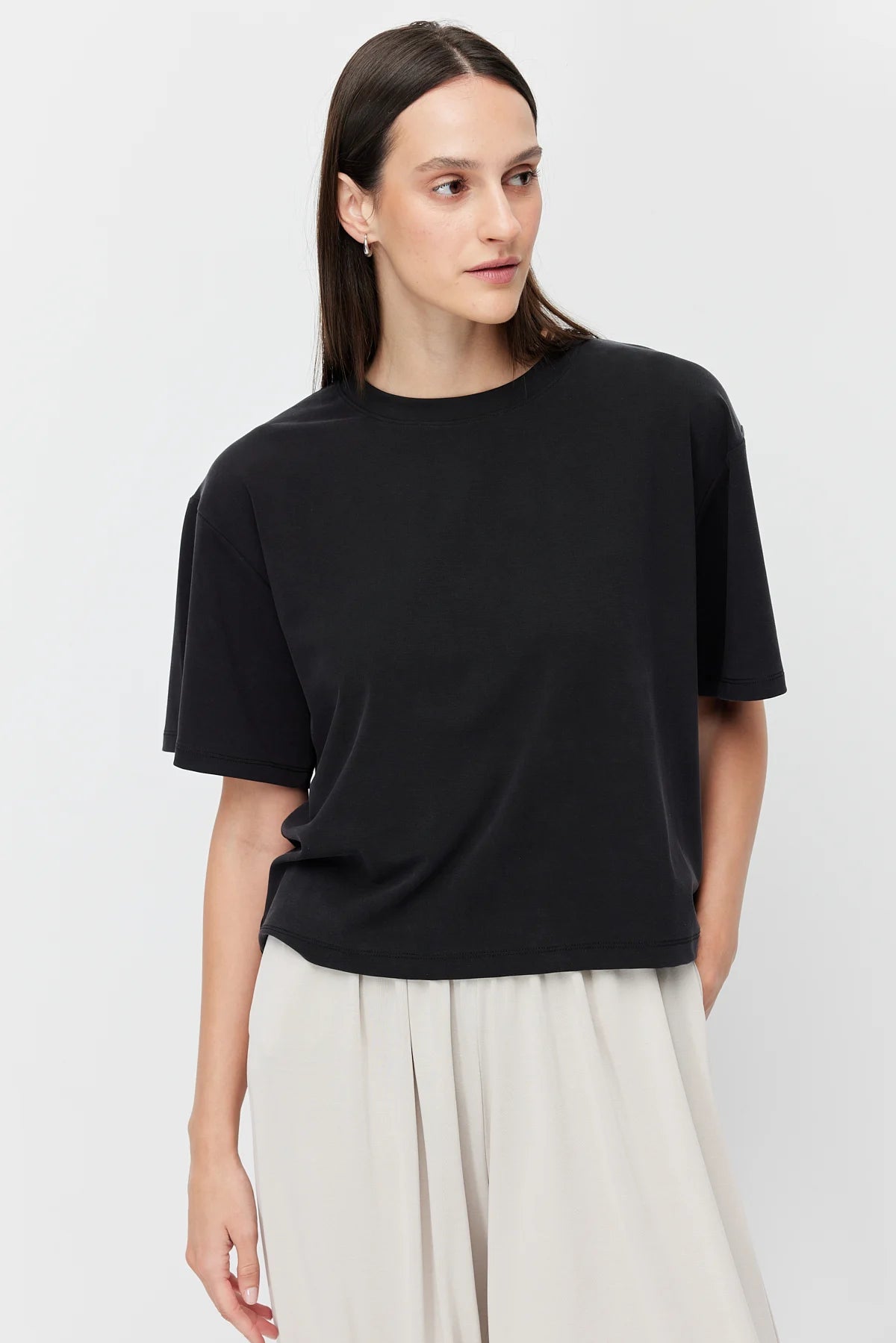 Women's Soft Textured Short T-Shirt