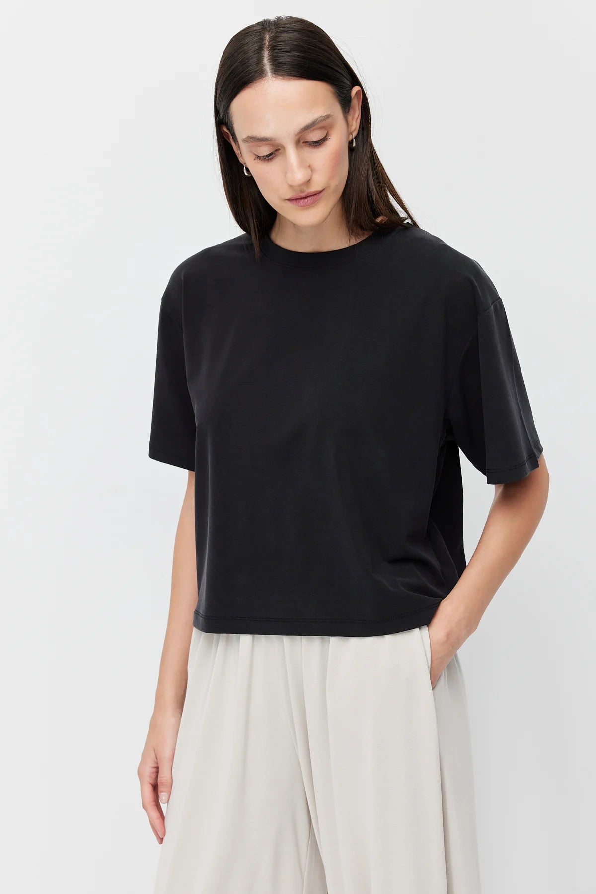 Women's Soft Textured Short T-Shirt