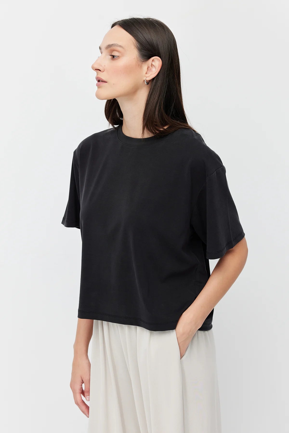 Women's Soft Textured Short T-Shirt