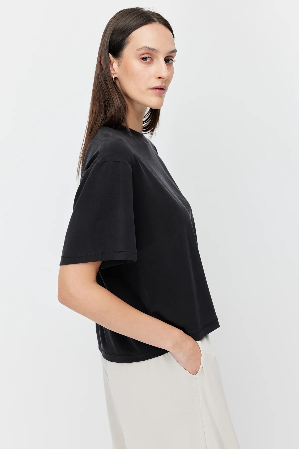 Women's Soft Textured Short T-Shirt