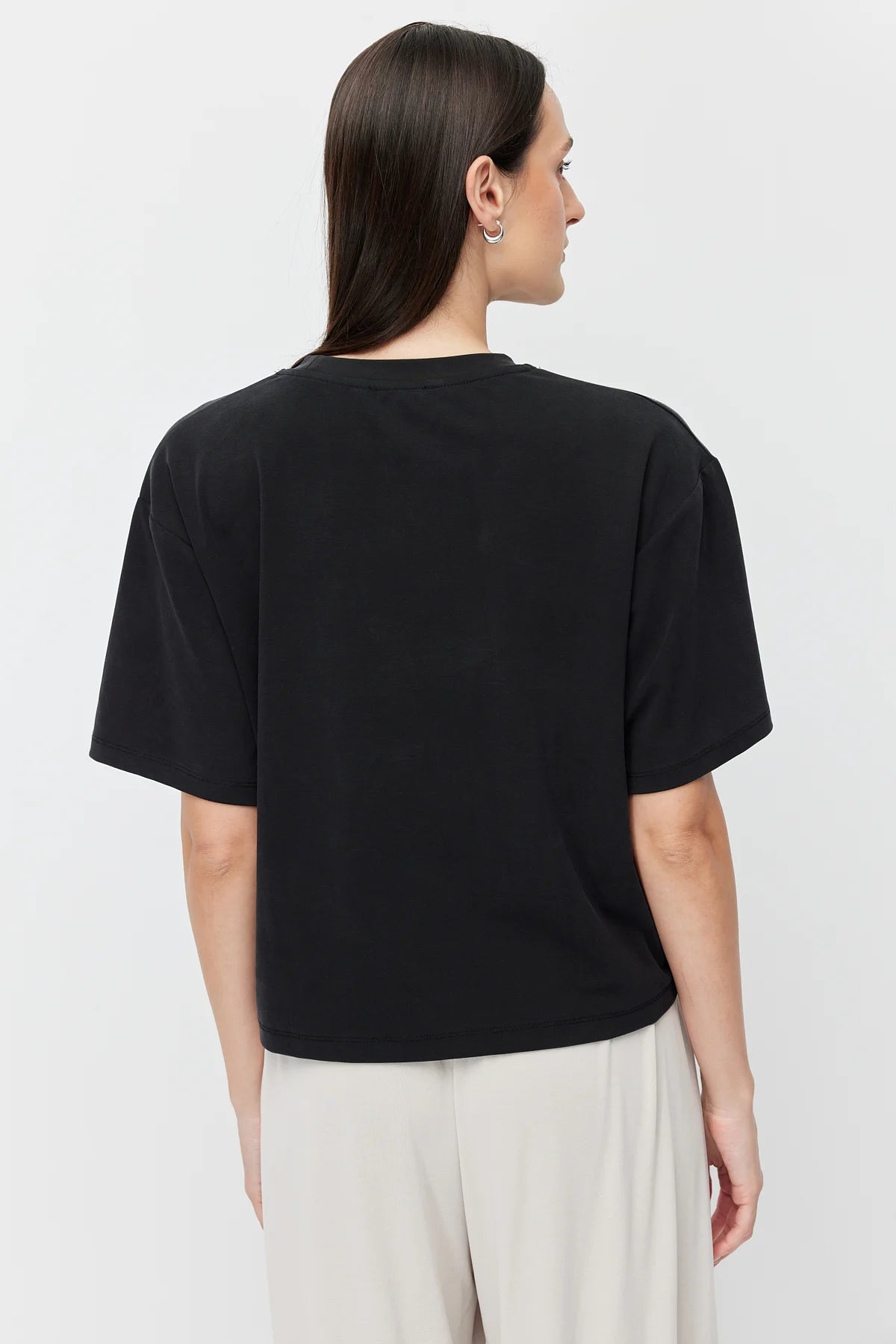 Women's Soft Textured Short T-Shirt