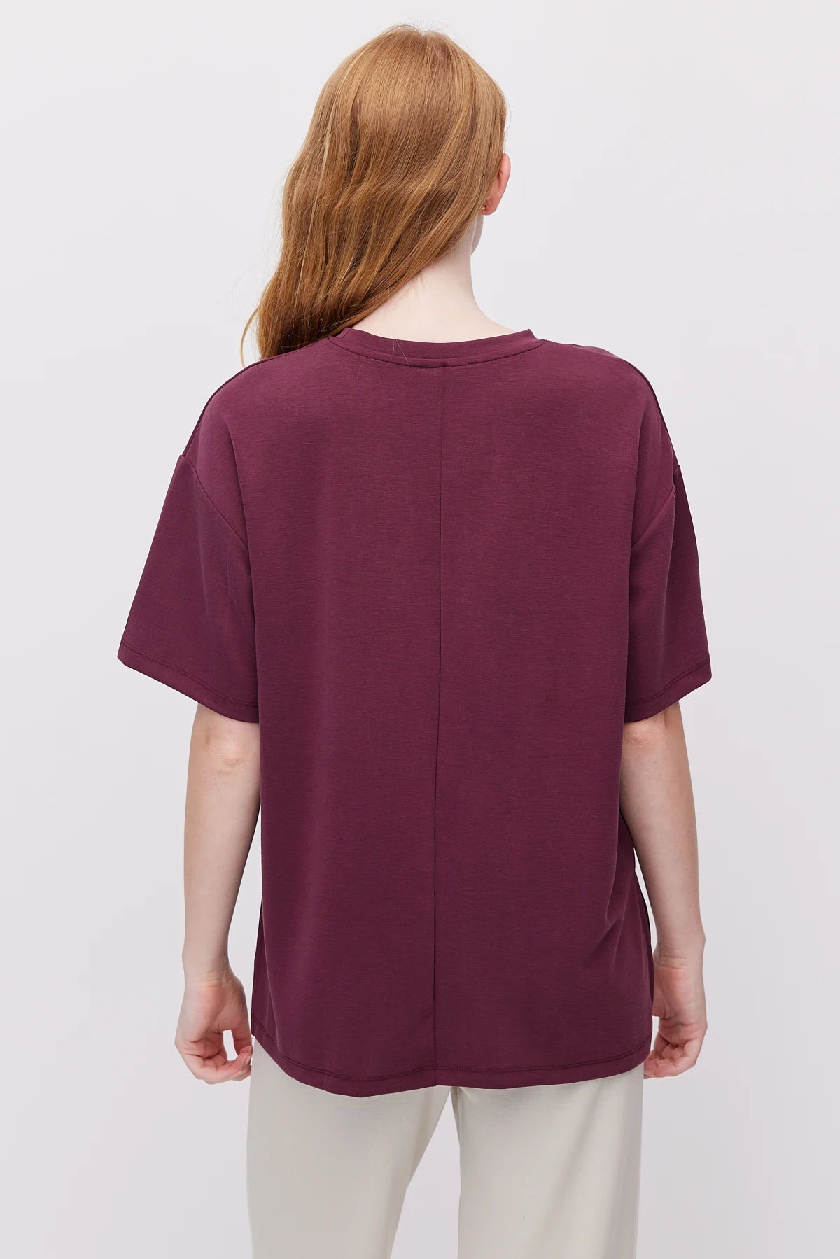 Women's Oversize T-Shirt with Side Slits
