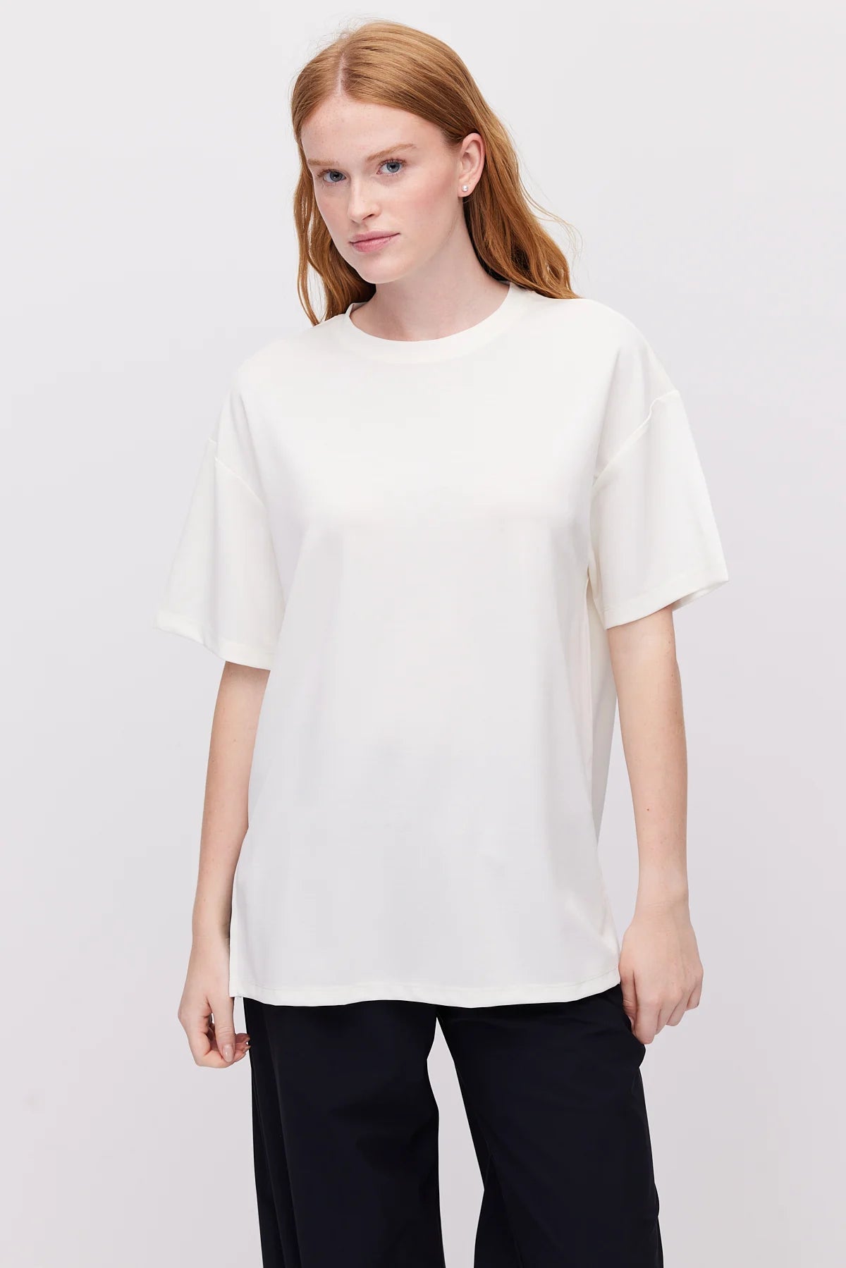 Women's Oversize T-Shirt with Side Slits