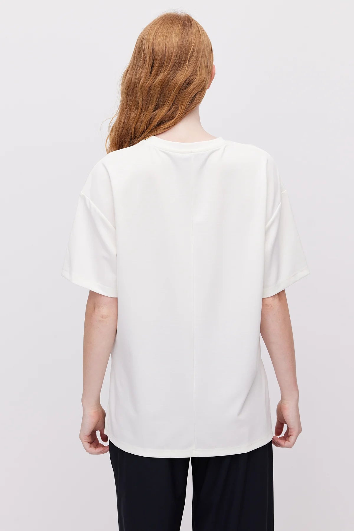 Women's Oversize T-Shirt with Side Slits