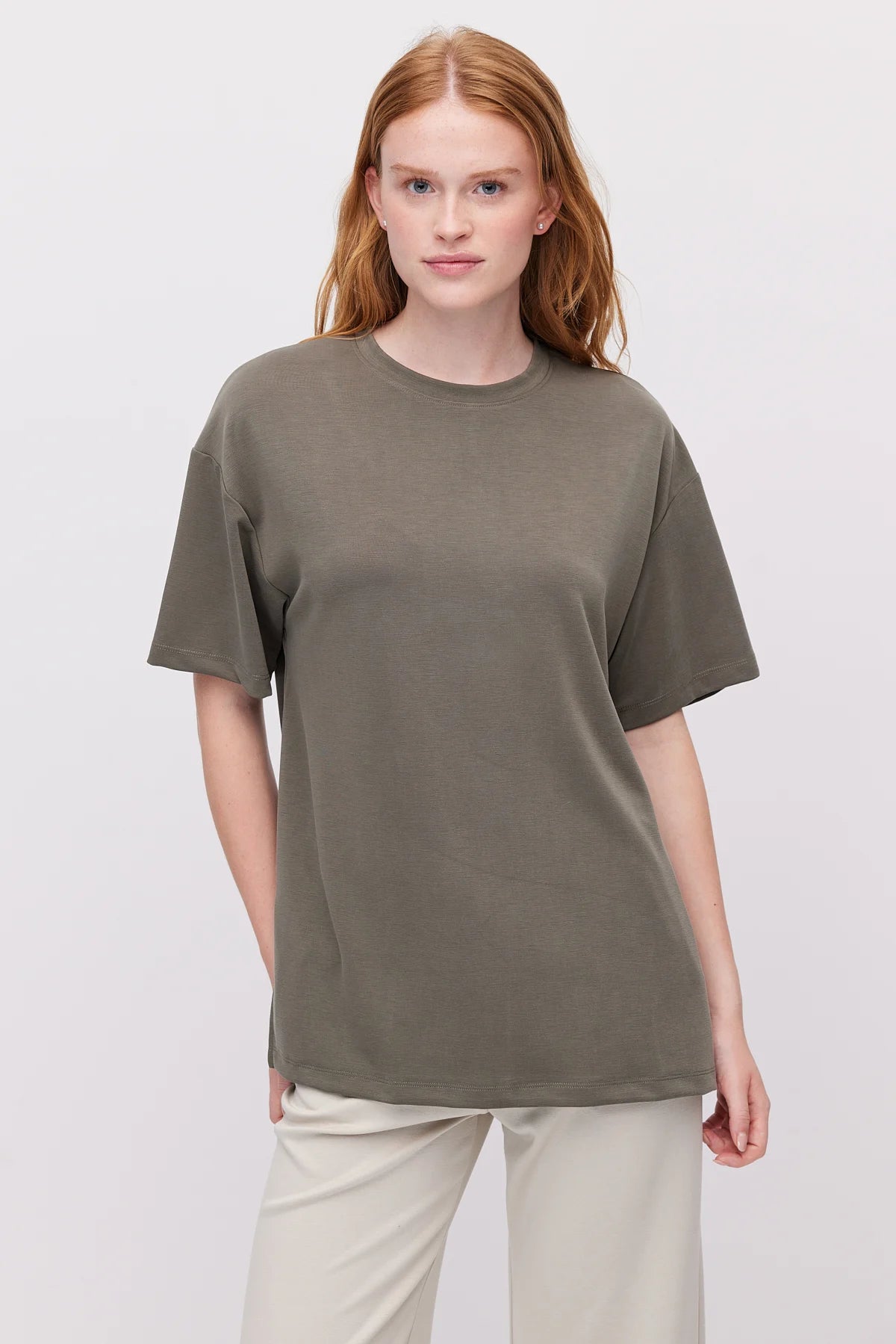 Women's Oversize T-Shirt with Side Slits