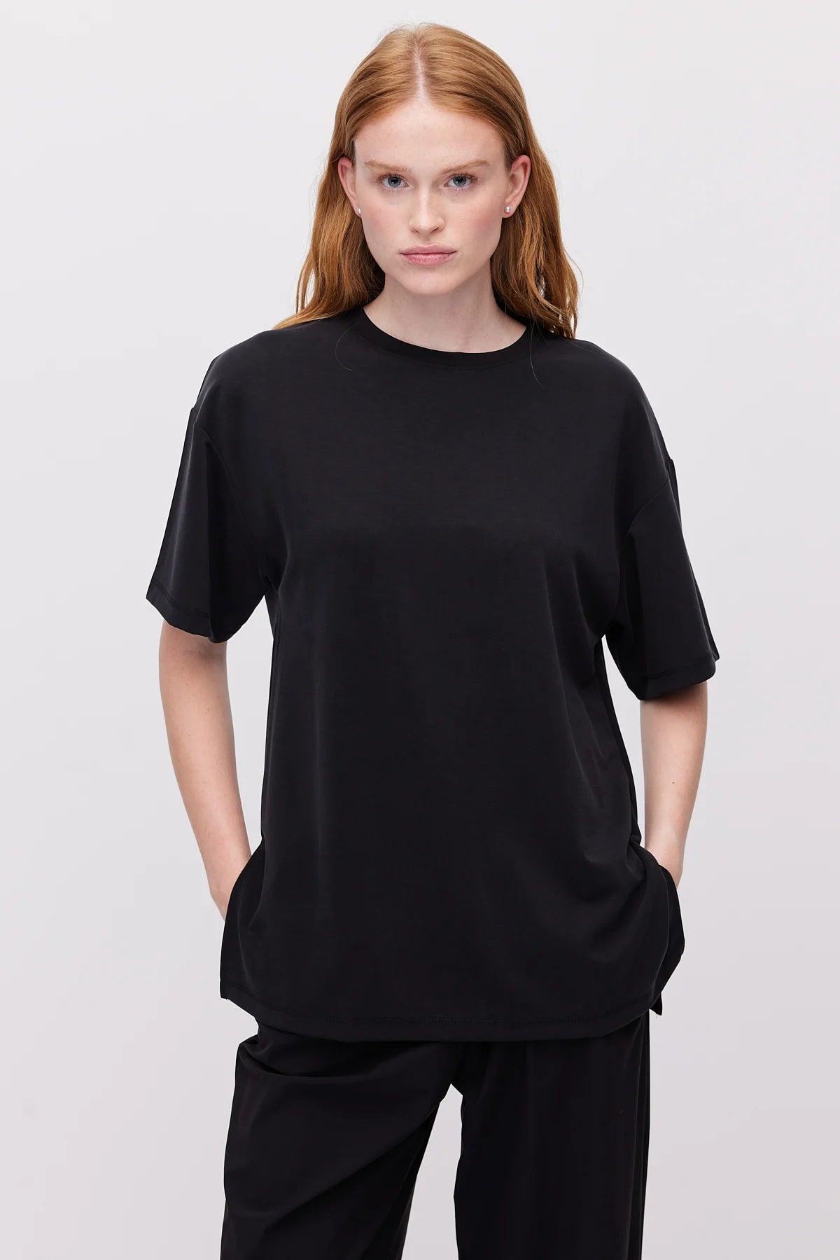 Women's Oversize T-Shirt with Side Slits