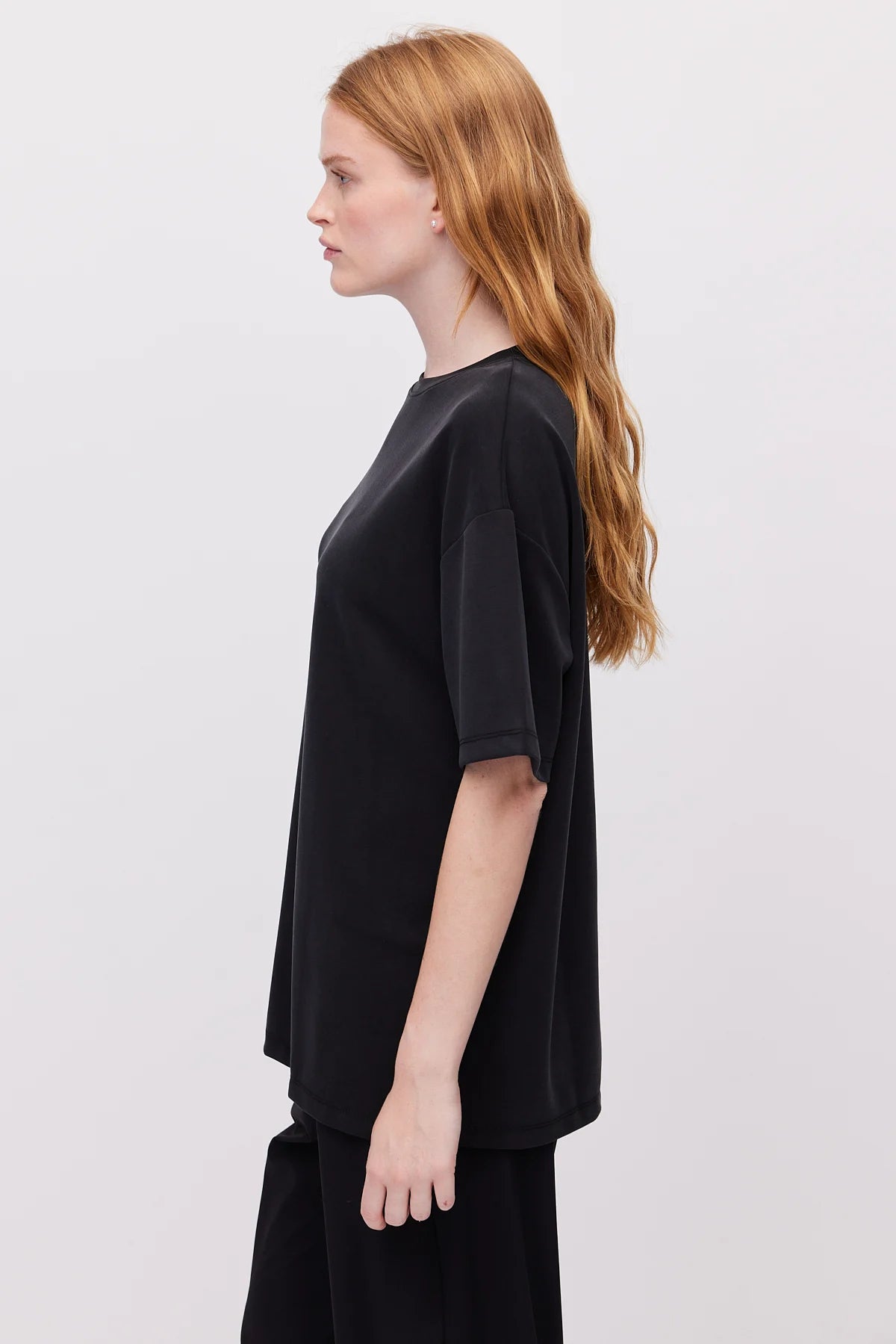 Women's Oversize T-Shirt with Side Slits