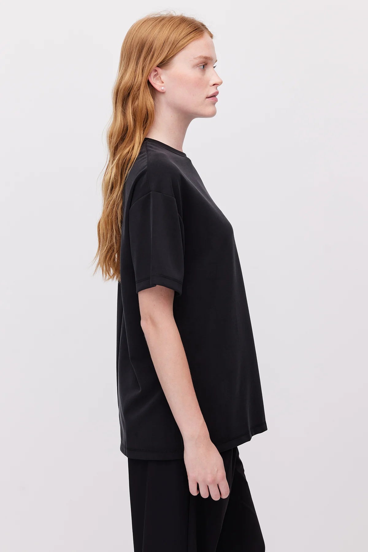 Women's Oversize T-Shirt with Side Slits