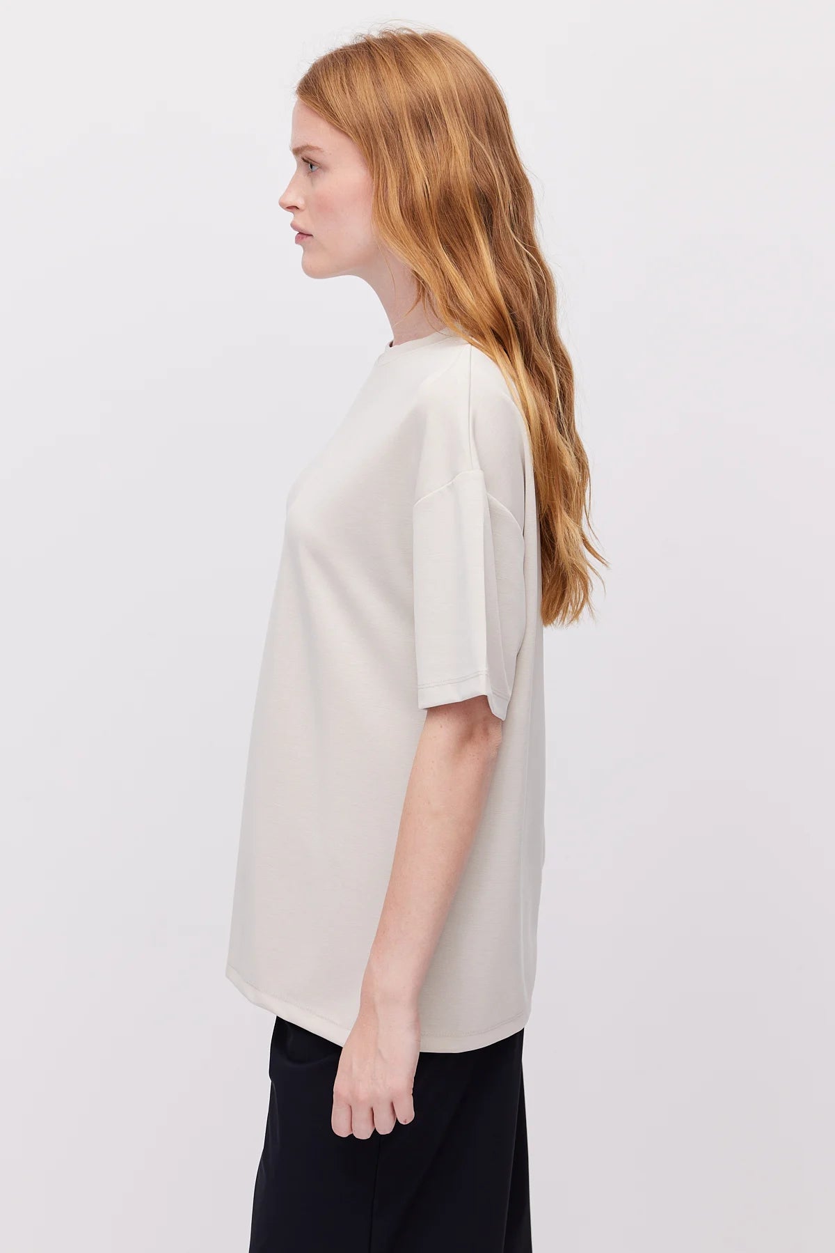 Women's Oversize T-Shirt with Side Slits