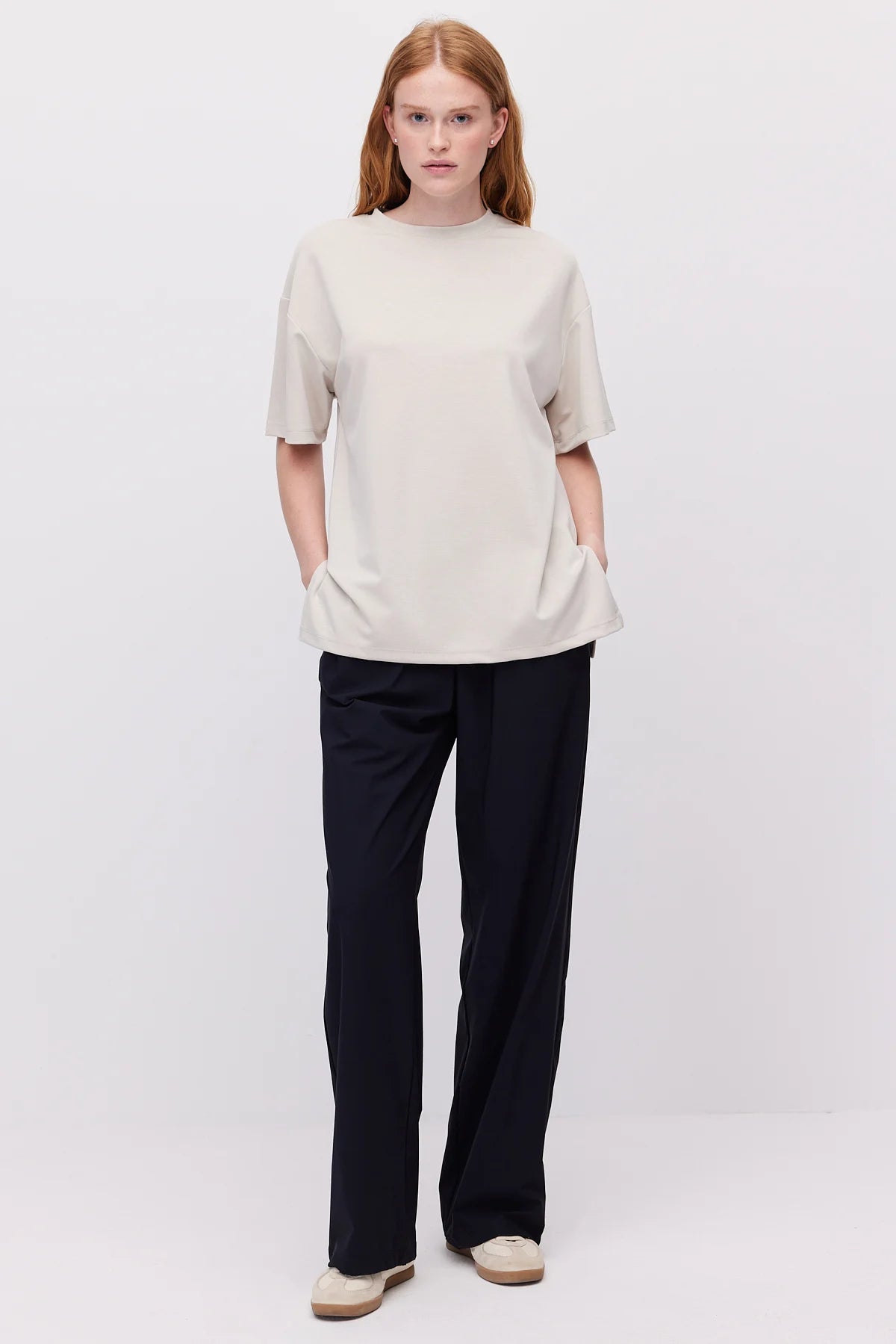 Women's Oversize T-Shirt with Side Slits