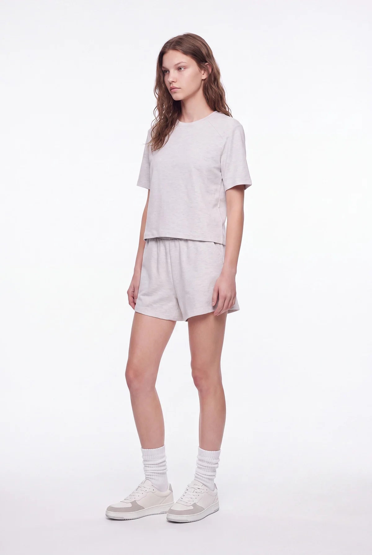 Women's Padded Crew Neck T-Shirt