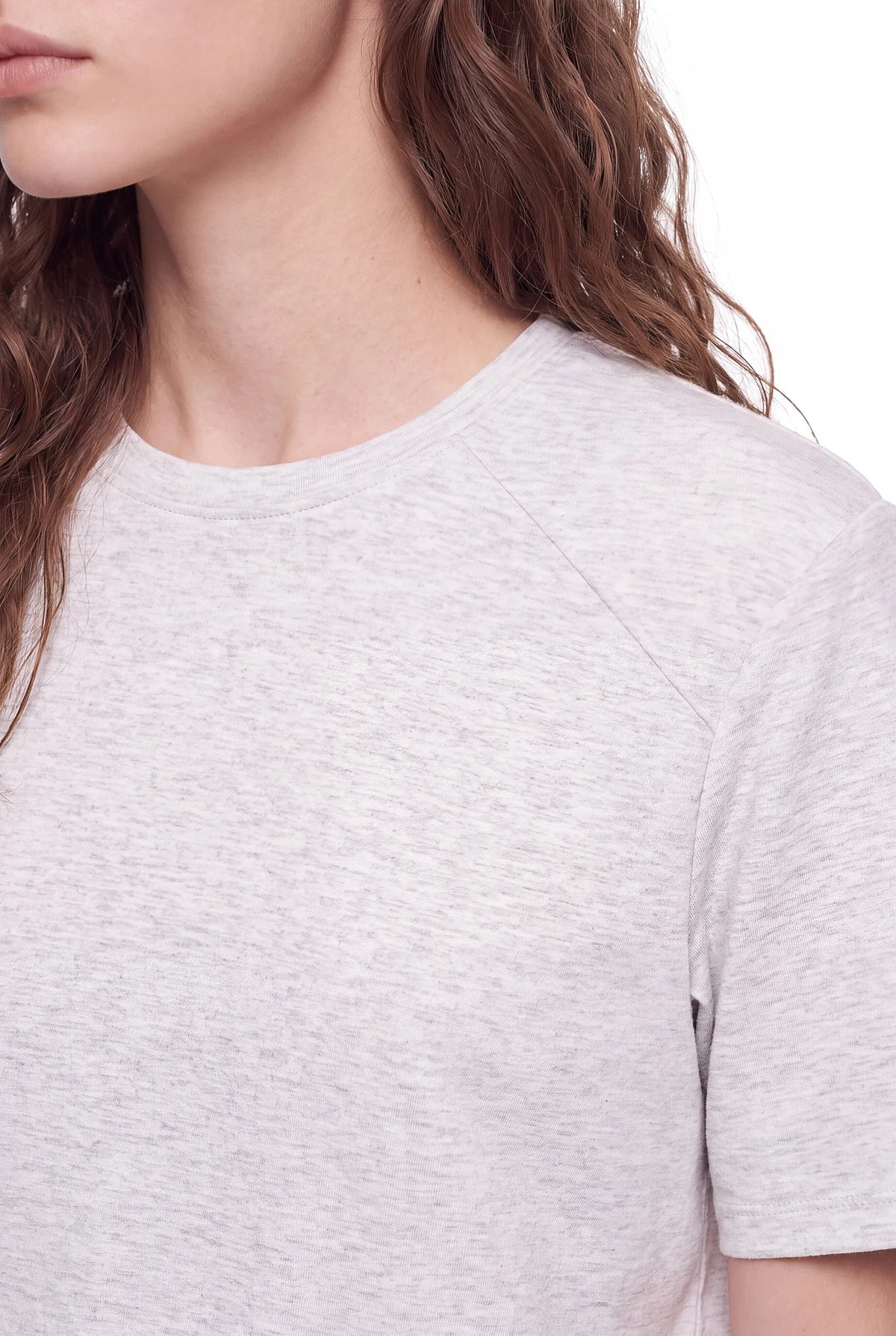 Women's Padded Crew Neck T-Shirt