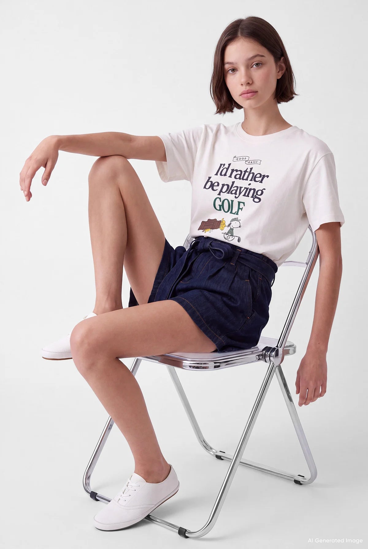 Women's Printed Oversize T-shirt