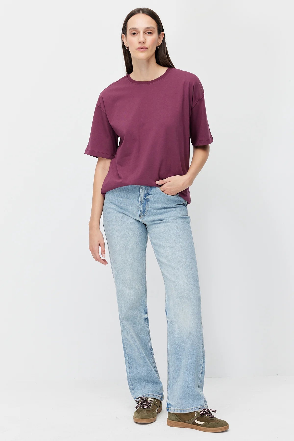 Women's Crew Neck Basic T-shirt