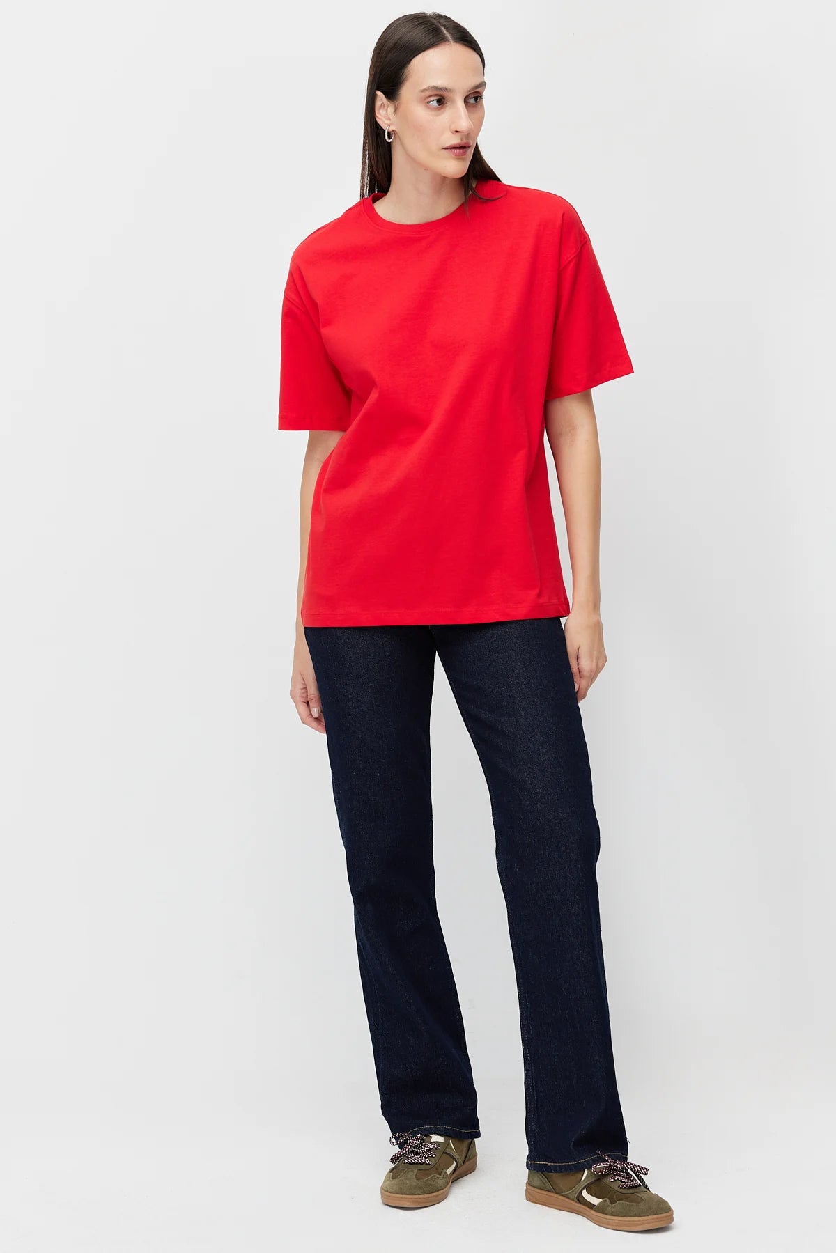 Women's Crew Neck Basic T-shirt
