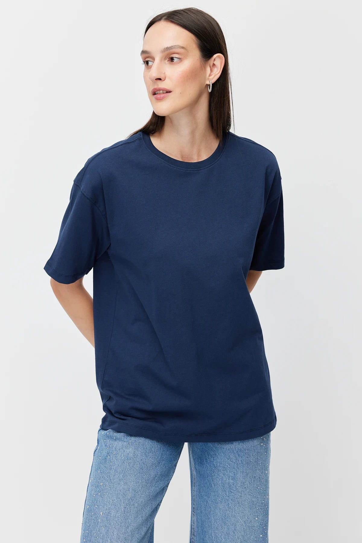 Women's Crew Neck Basic T-shirt