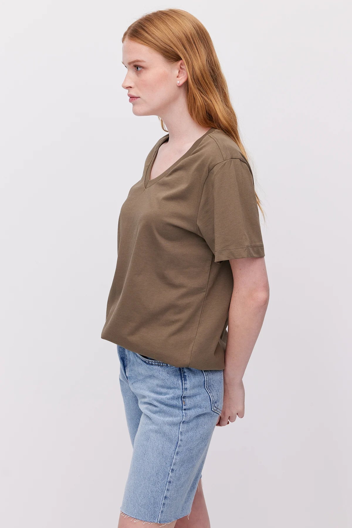 Women's V-Neck Basic T-Shirt