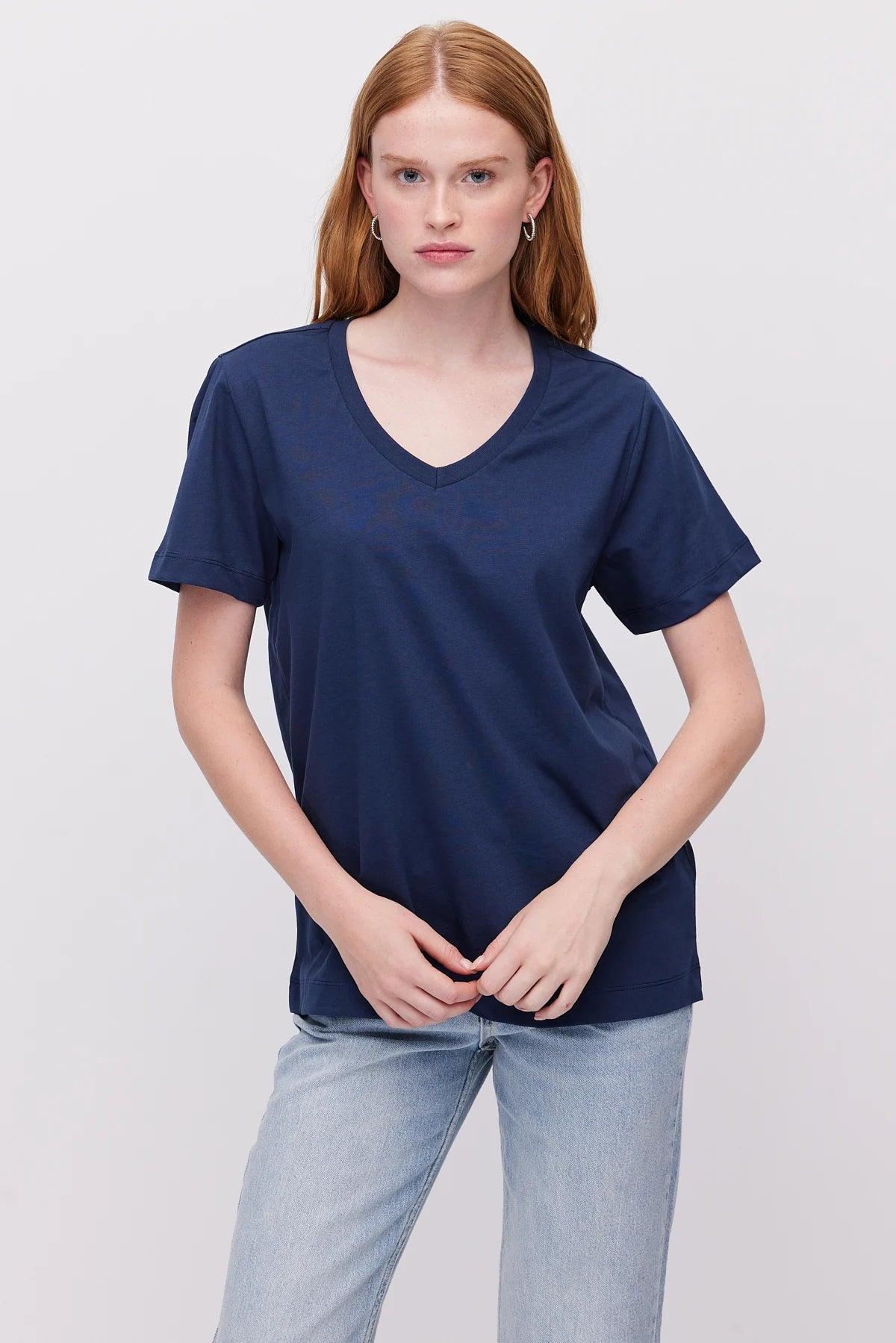 Women's V-Neck Basic T-Shirt