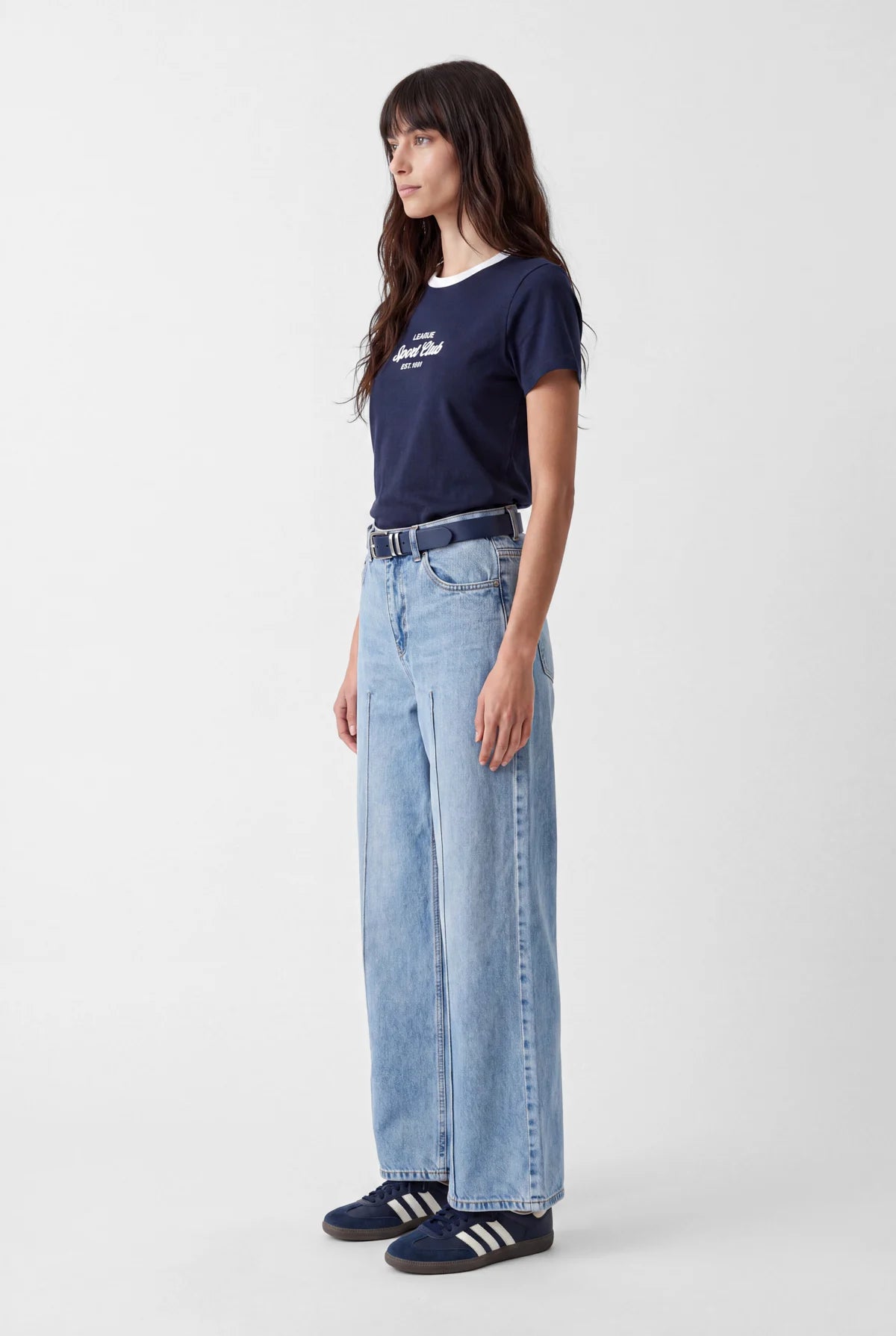 Women's Contrast Collar T-Shirt