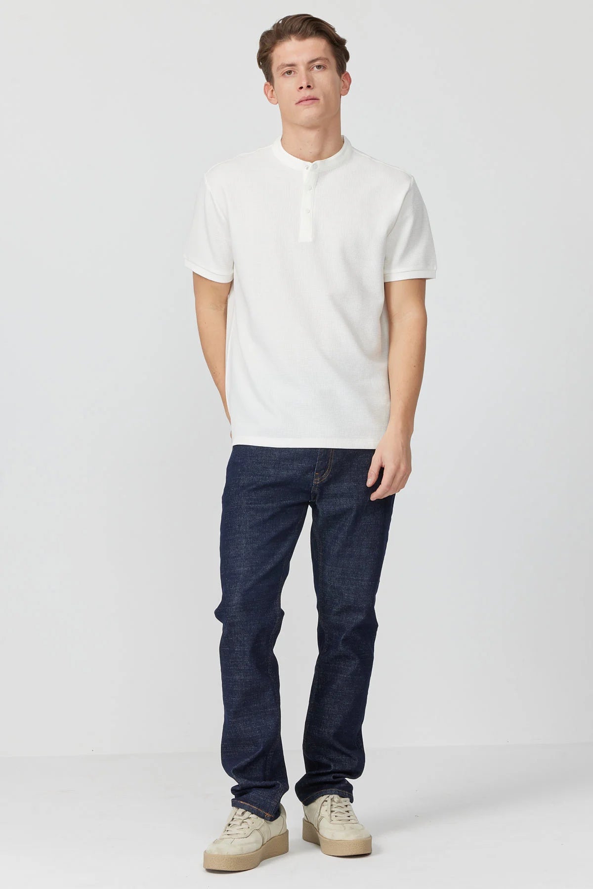 Men's Mandarin Collar T-shirt