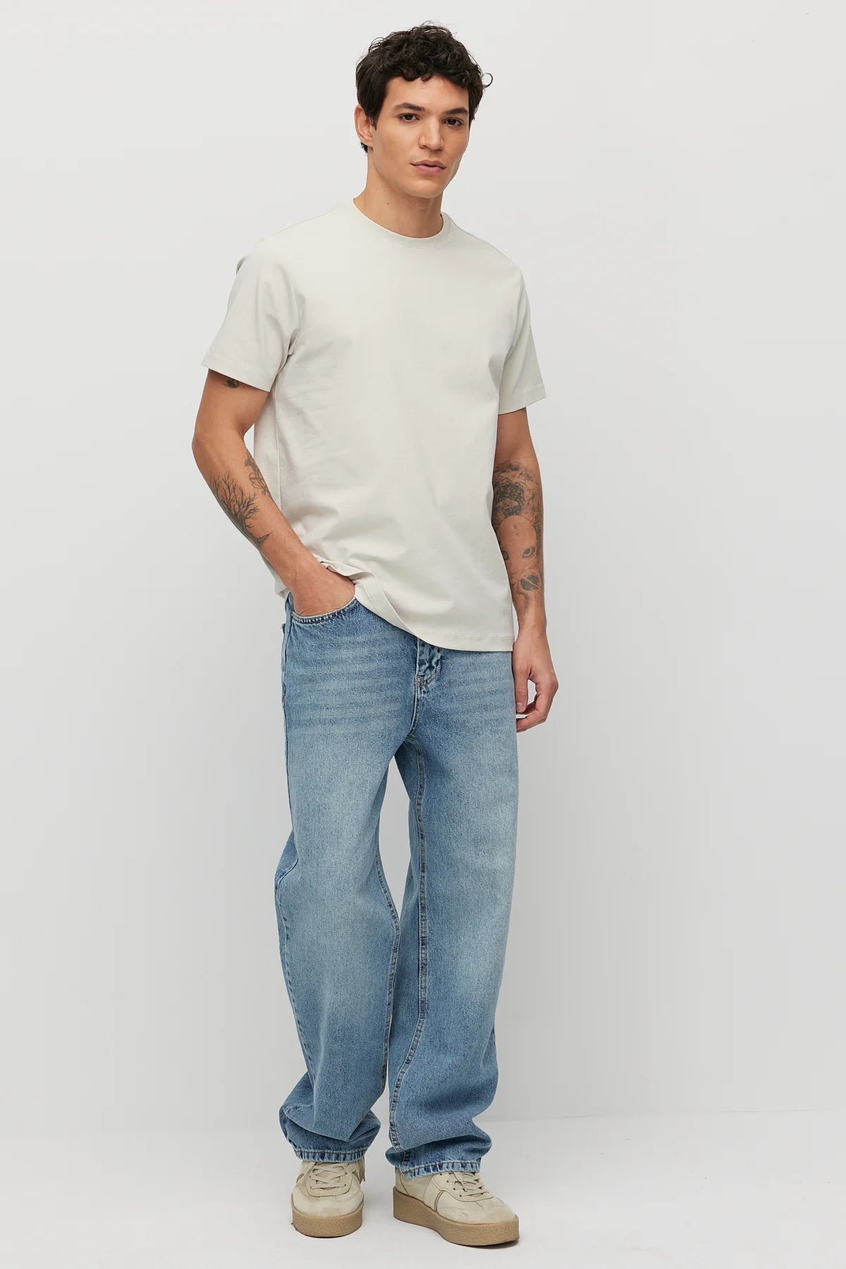Men's Crew Neck Basic T-shirt