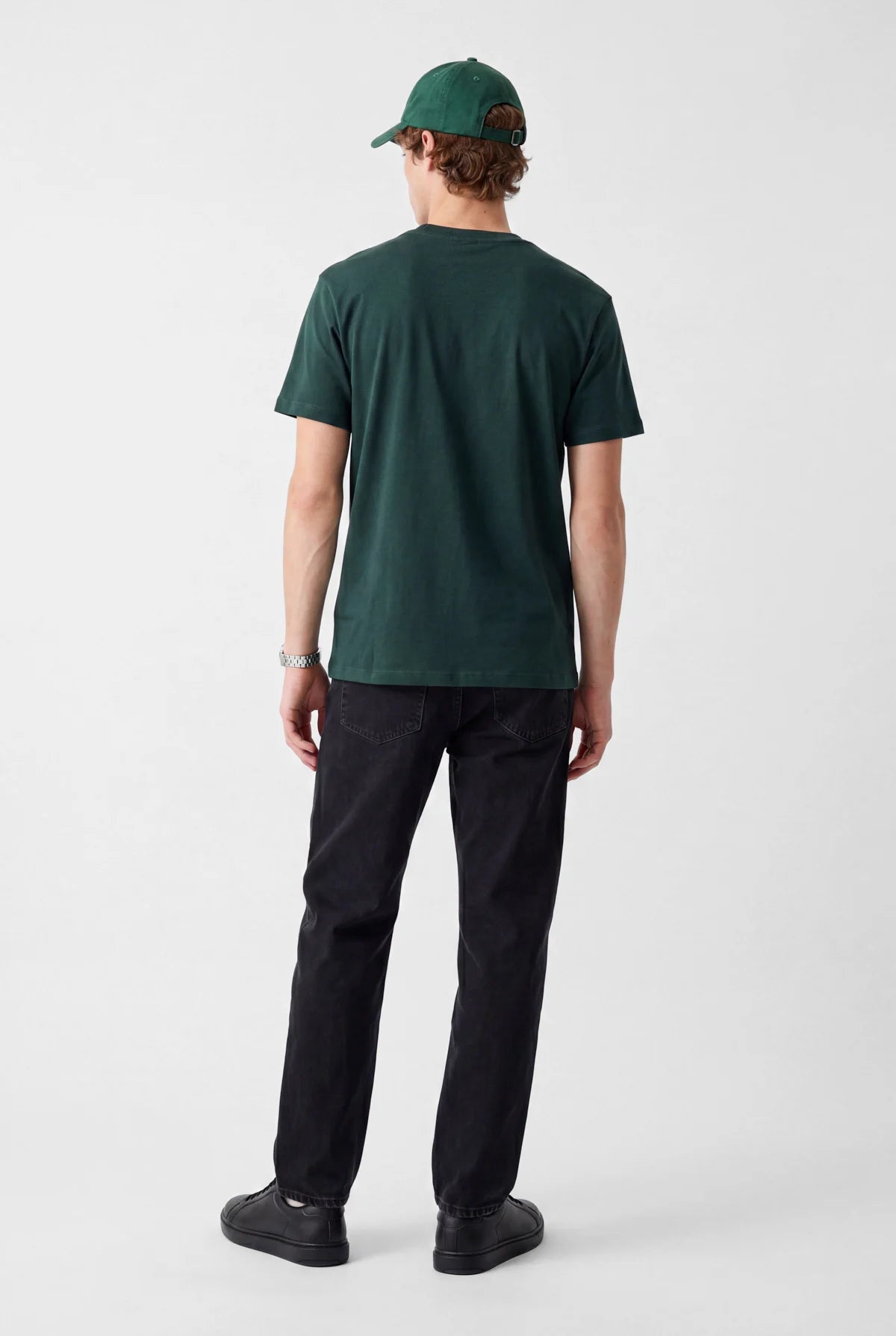 Erkek Baskılı Oversize Tişört