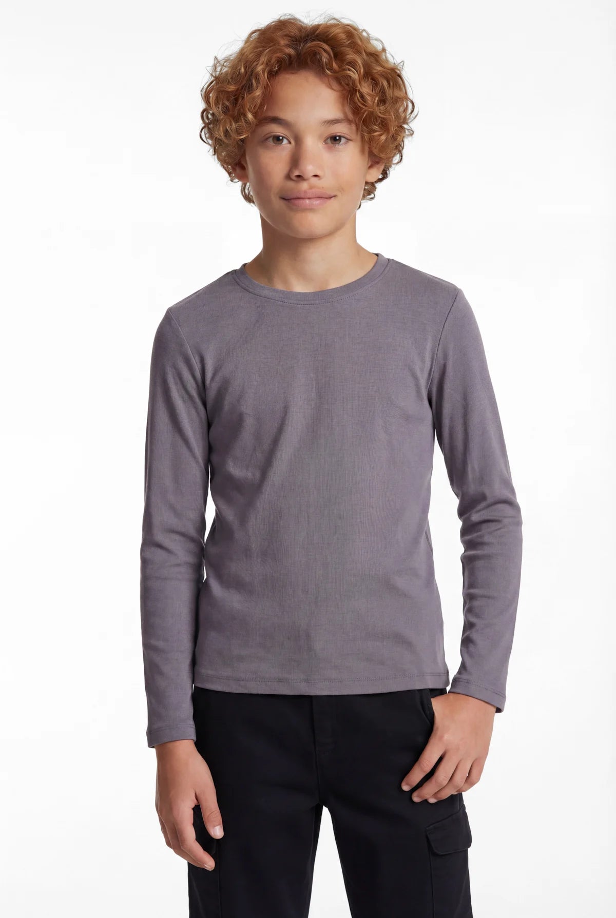 Boys' Basic Long-Sleeve T-shirt