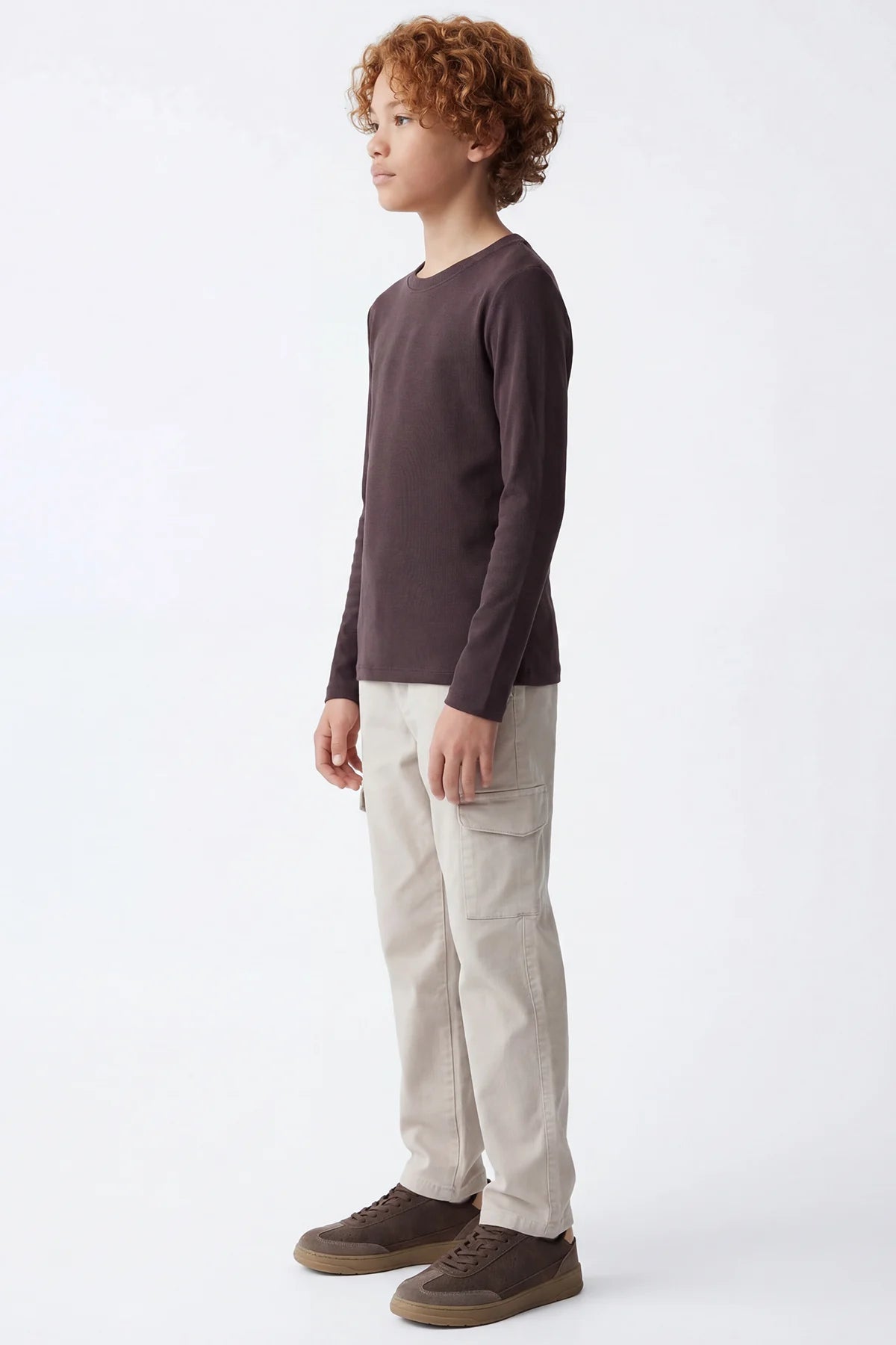 Boys' Basic Long-Sleeve T-shirt