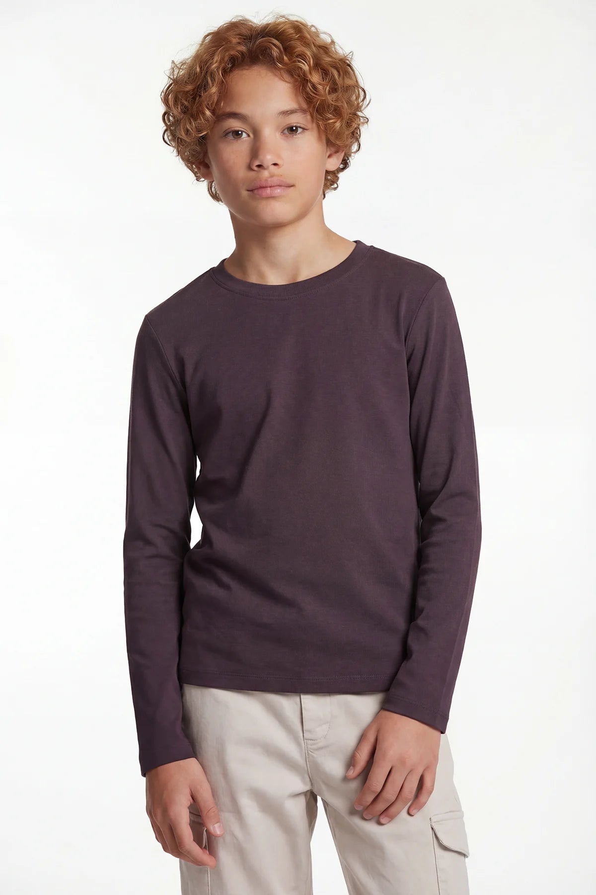 Boys' Basic Long-Sleeve T-shirt
