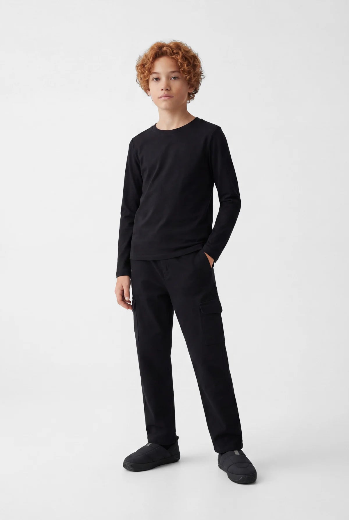 Boys' Basic Long-Sleeve T-shirt
