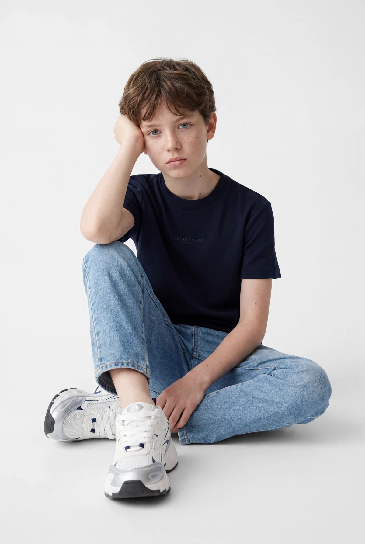 Boys' Regular Minimal Print T-Shirt