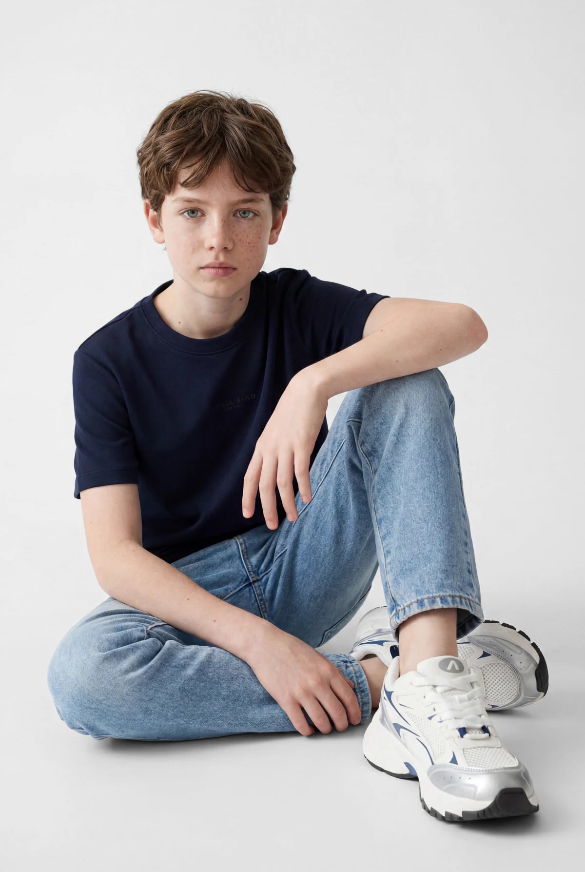 Boys' Regular Minimal Print T-Shirt