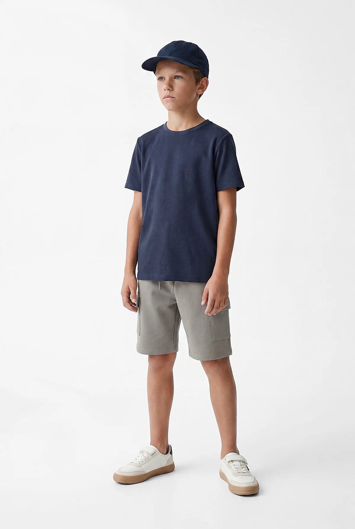 Boys' Crew Neck Basic T-shirt