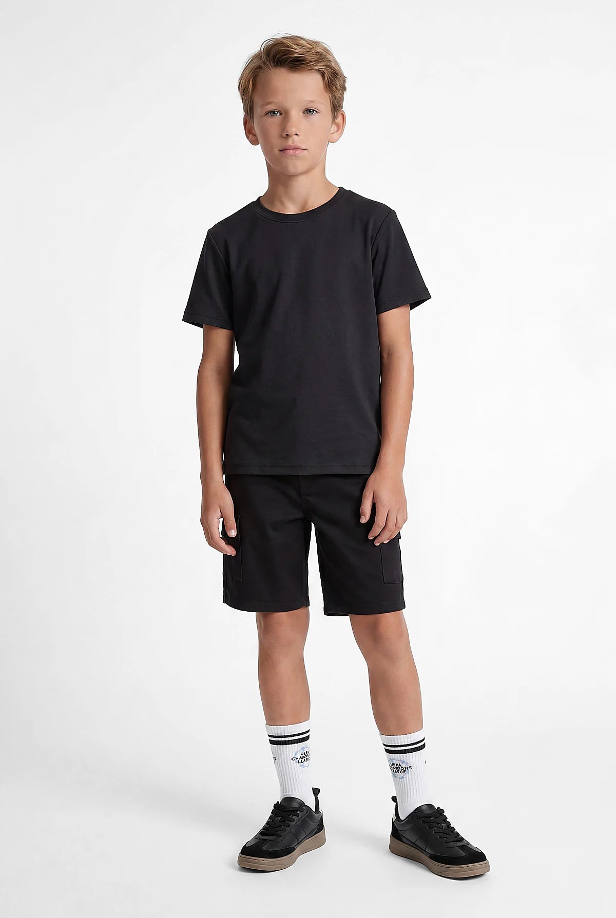 Boys' Crew Neck Basic T-shirt