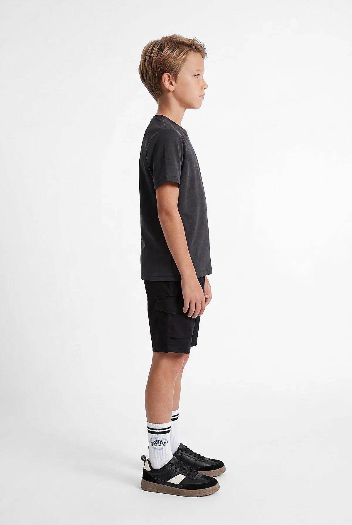 Boys' Crew Neck Basic T-shirt