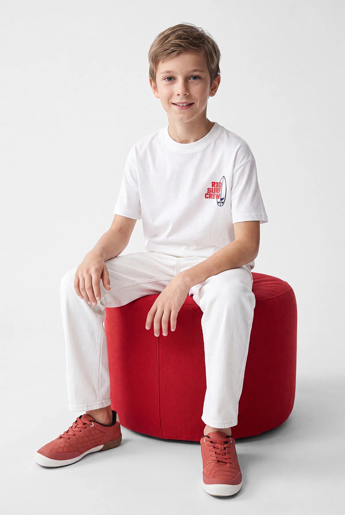 Boys' Oversize Printed T-Shirt