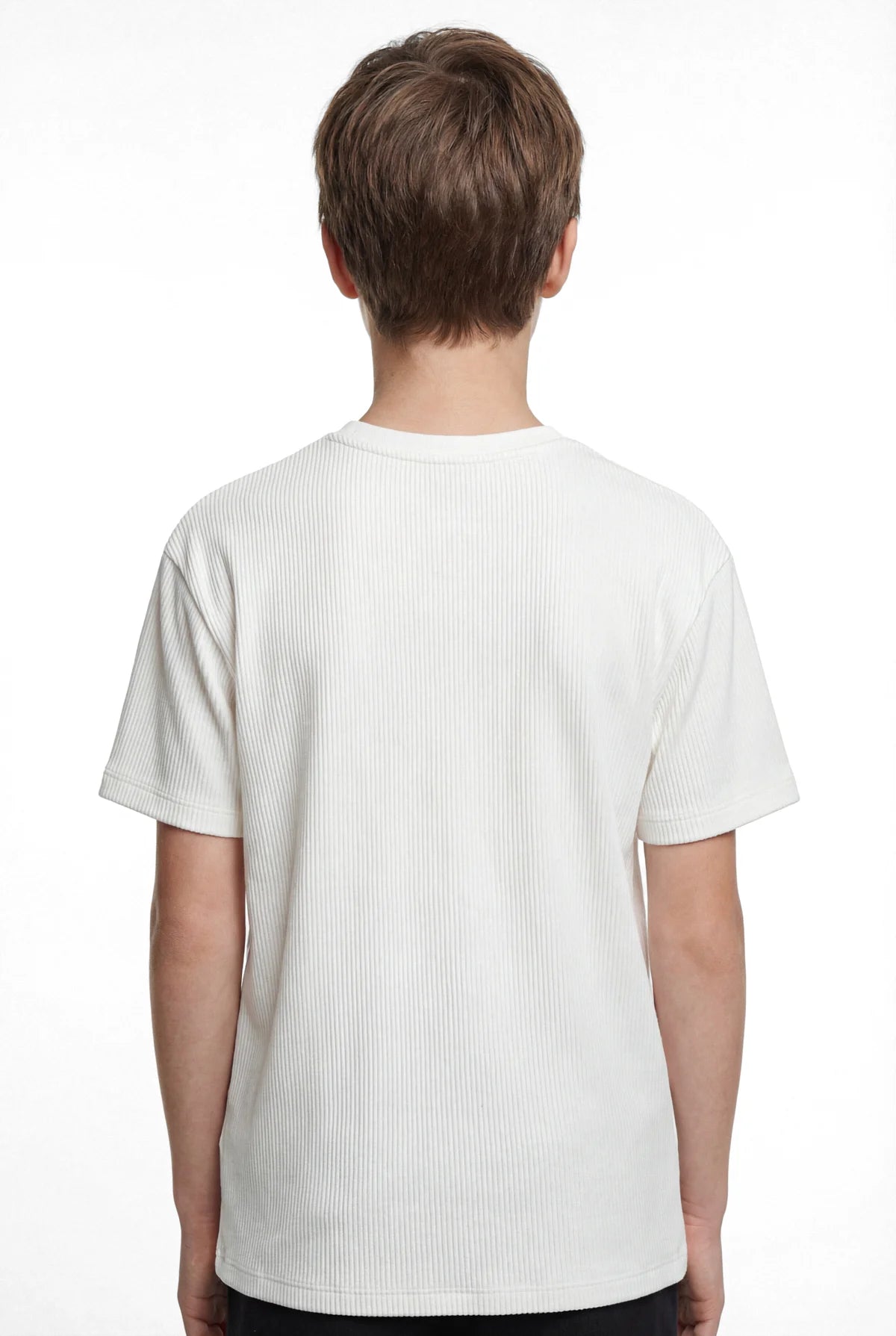 Boys' Textured T-shirt with Pocket Detail