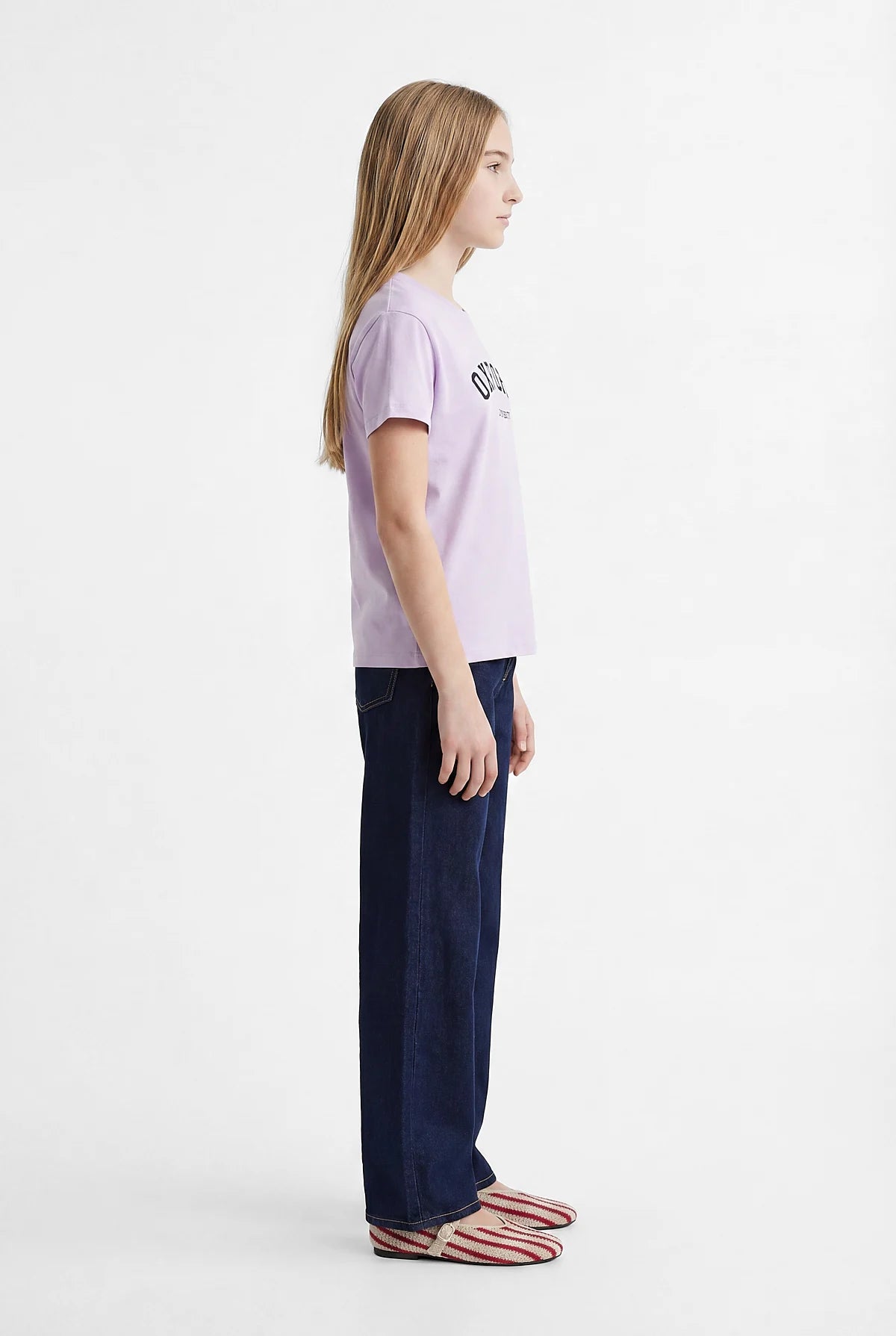 Girls' Printed Basic T-shirt