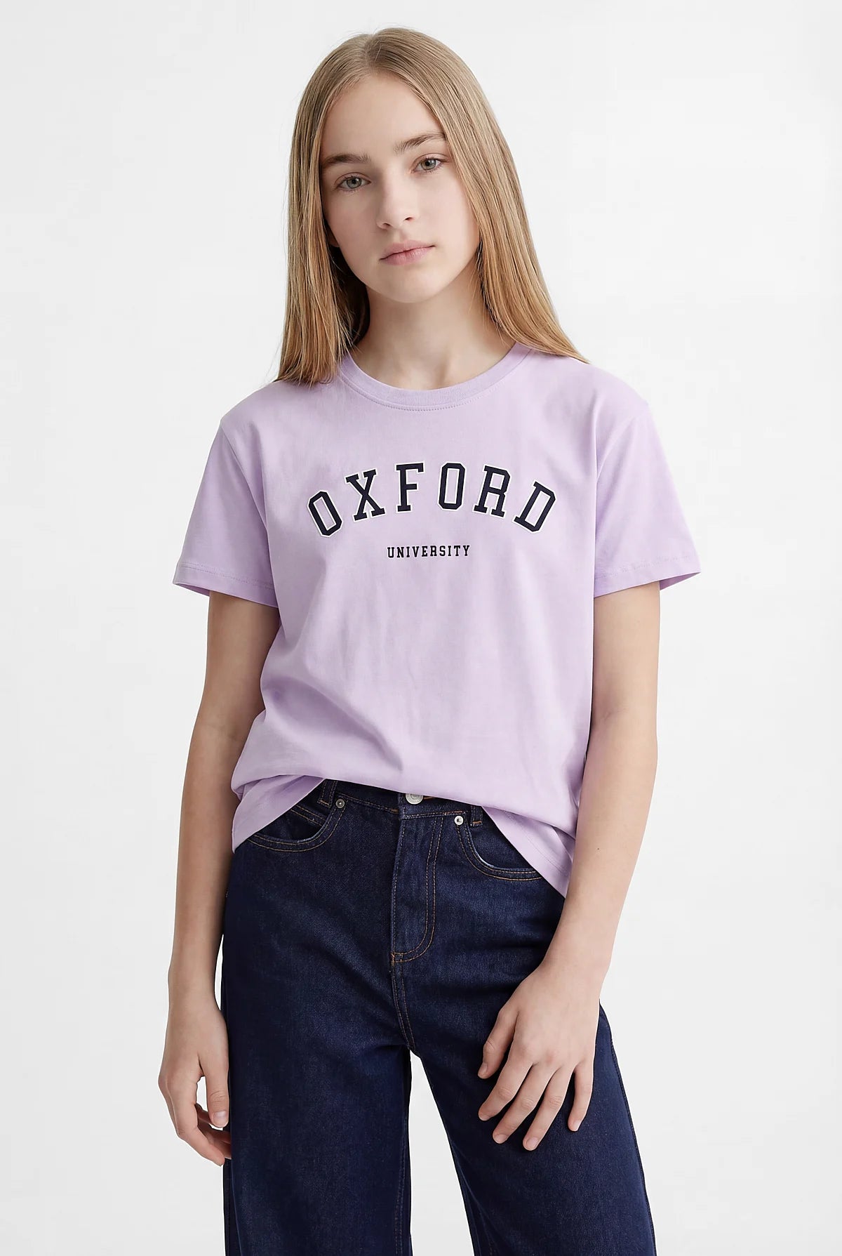 Girls' Printed Basic T-shirt