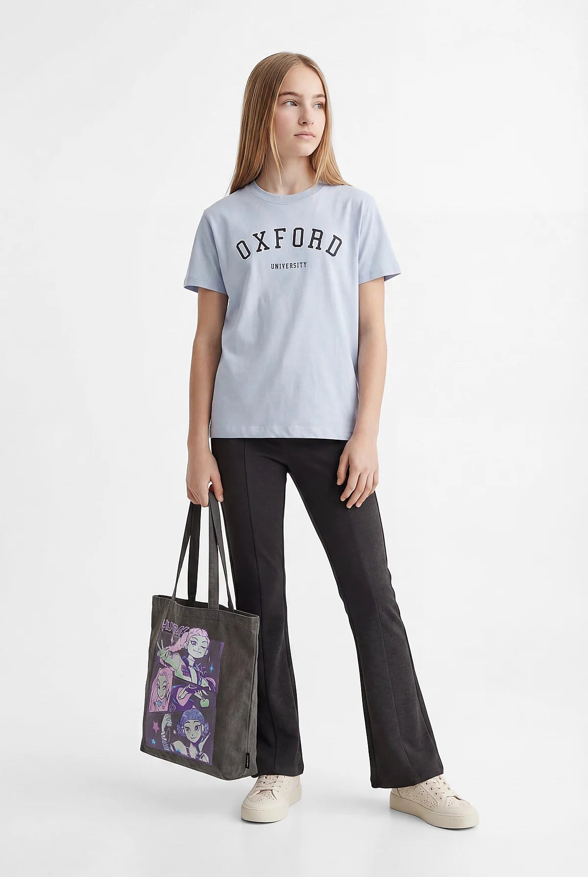 Girls' Printed Basic T-shirt