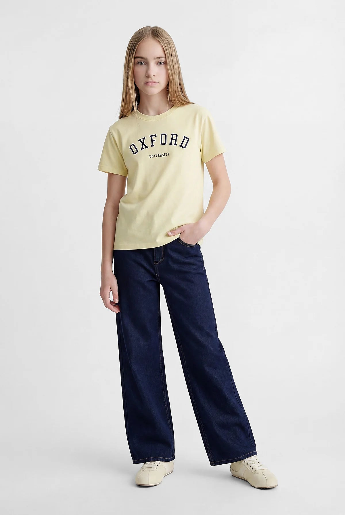 Girls' Printed Basic T-shirt