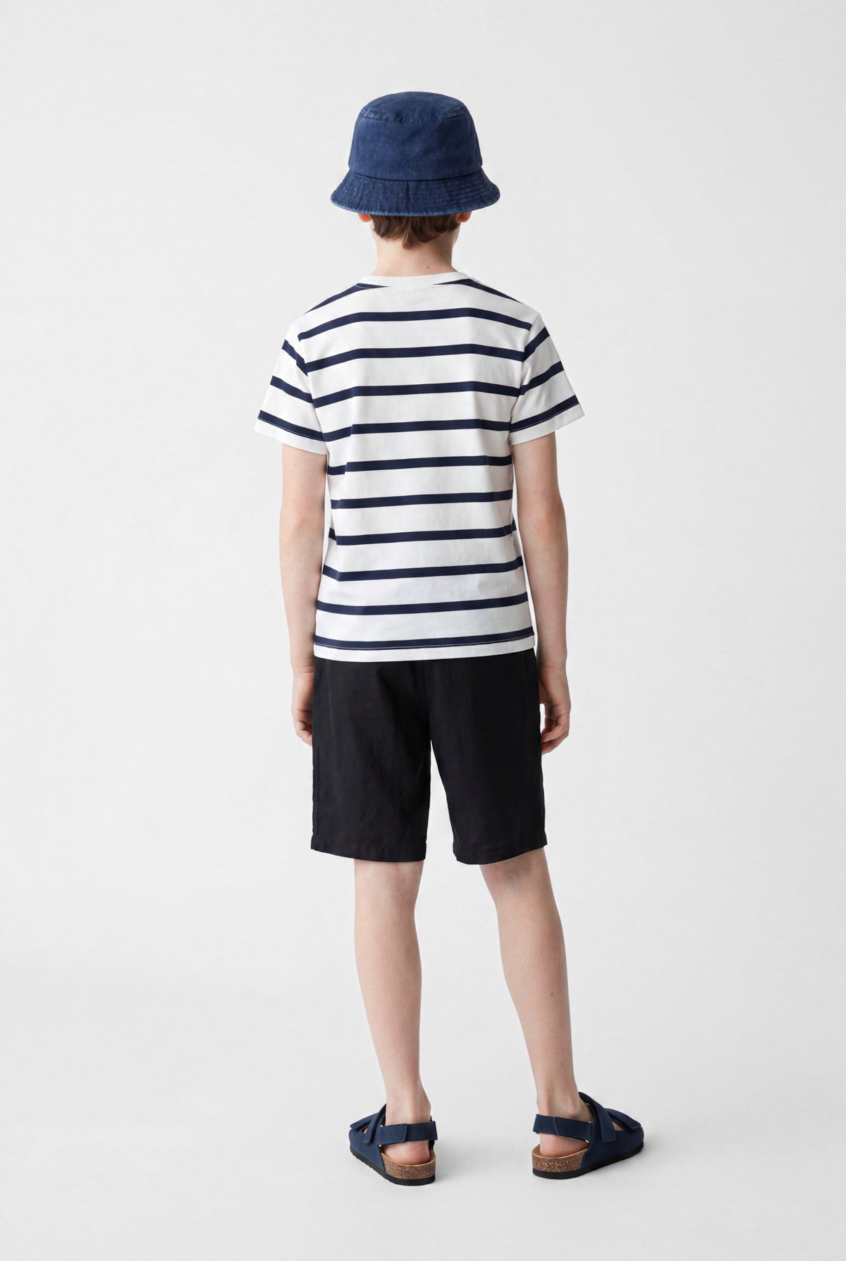 Boys' Oversize Striped T-Shirt