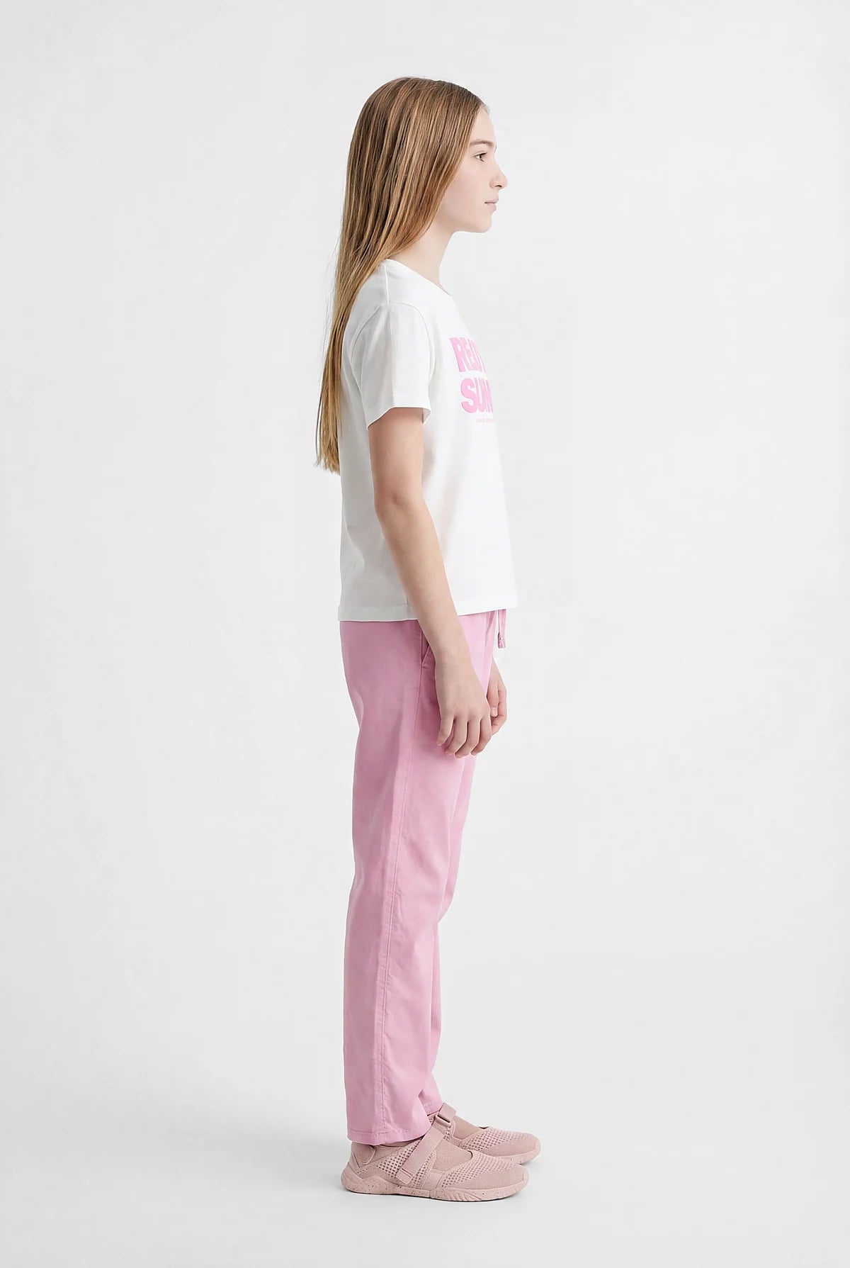 Girls' Crew Neck Printed T-shirt
