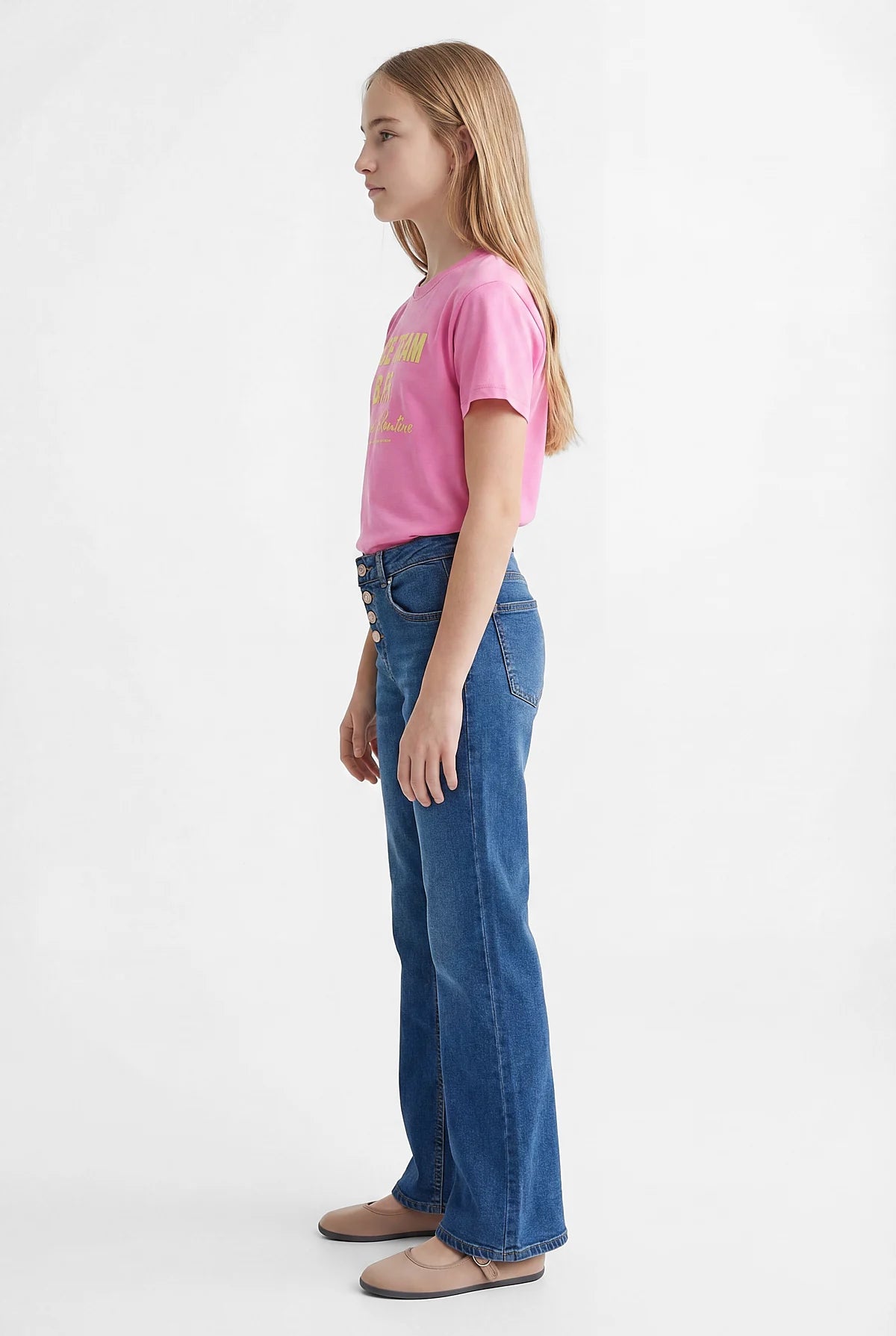 Girl's T-shirt with Text Print