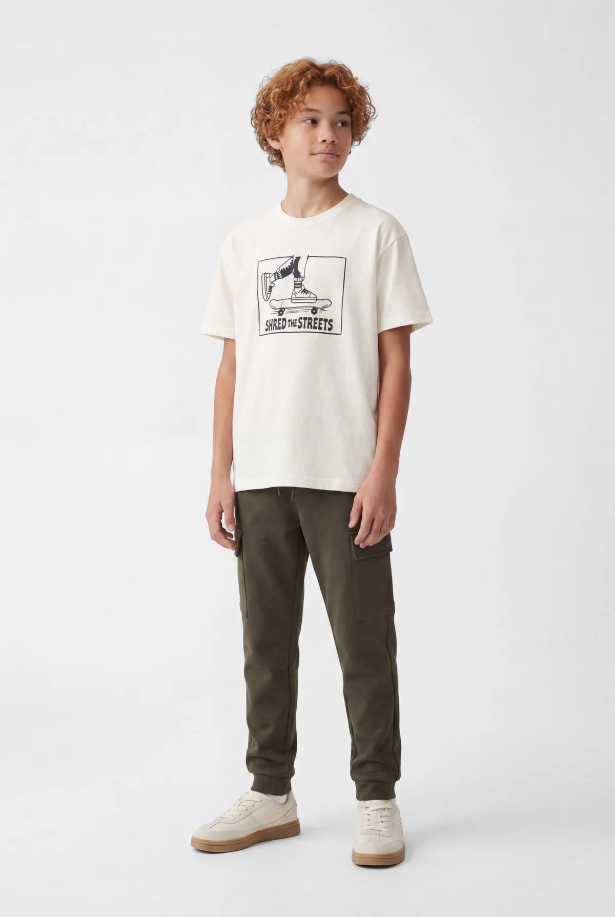 Boys' Oversize Printed T-shirt
