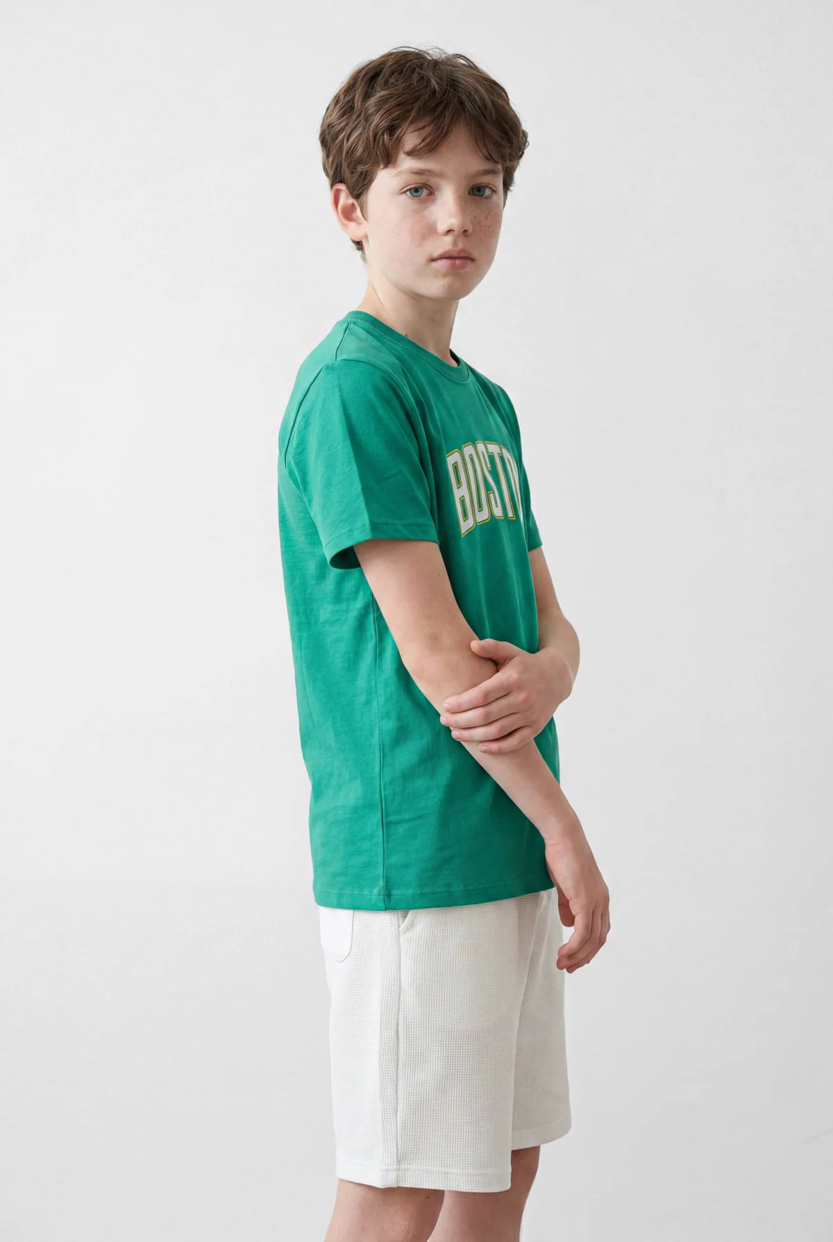 Boys' Crew Neck Basic T-shirt