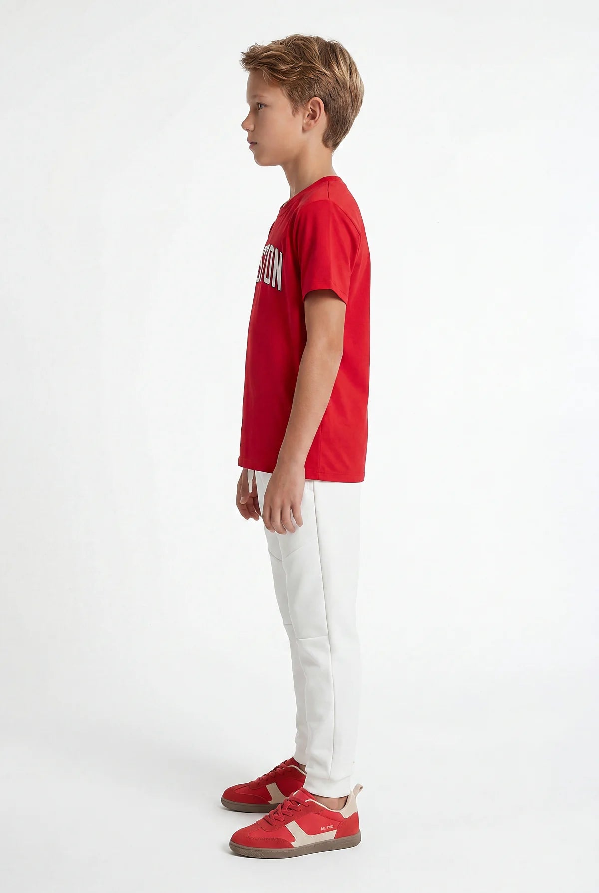 Boys' Crew Neck Basic T-shirt