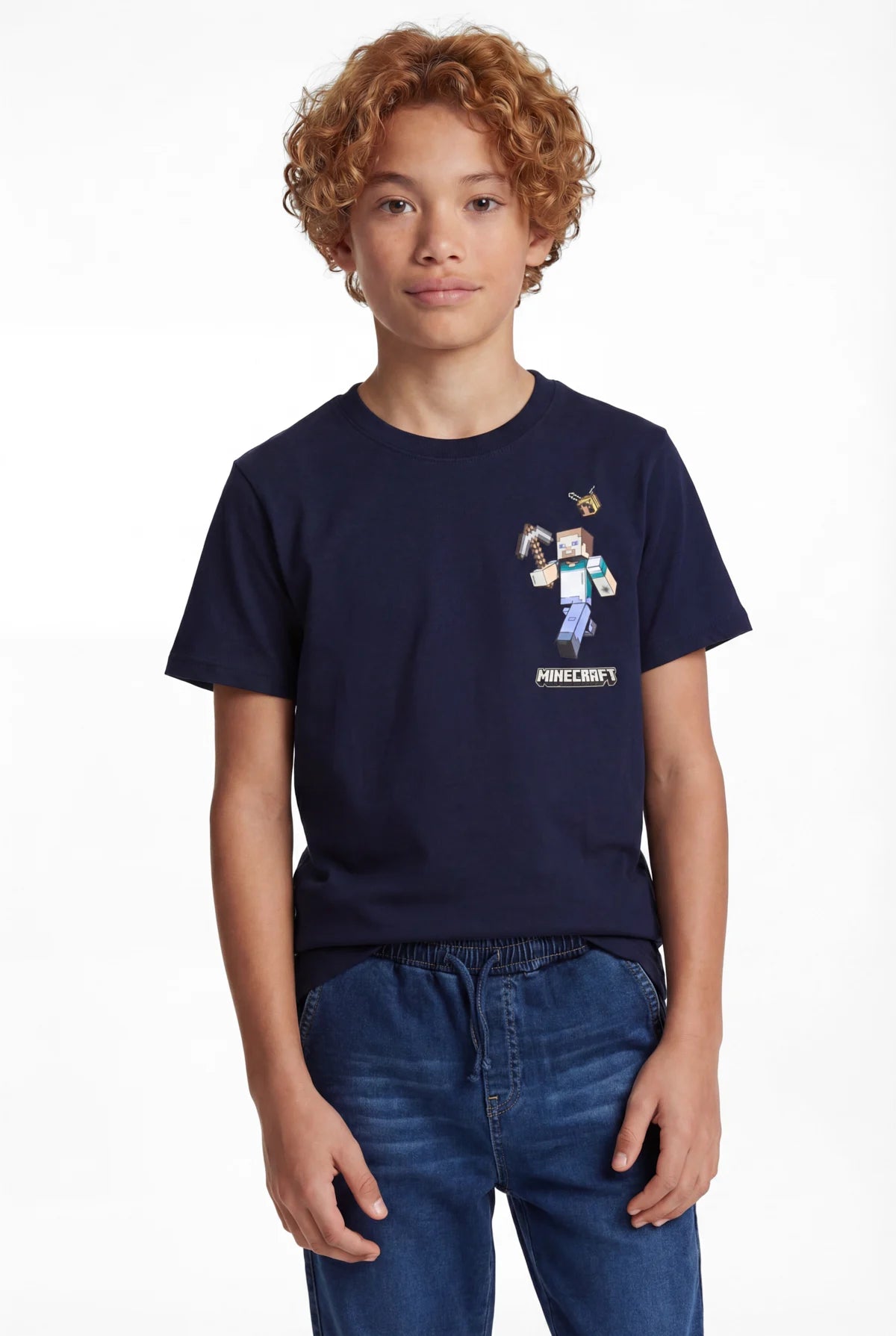 Boys' Cotton T-shirt with Print Detail