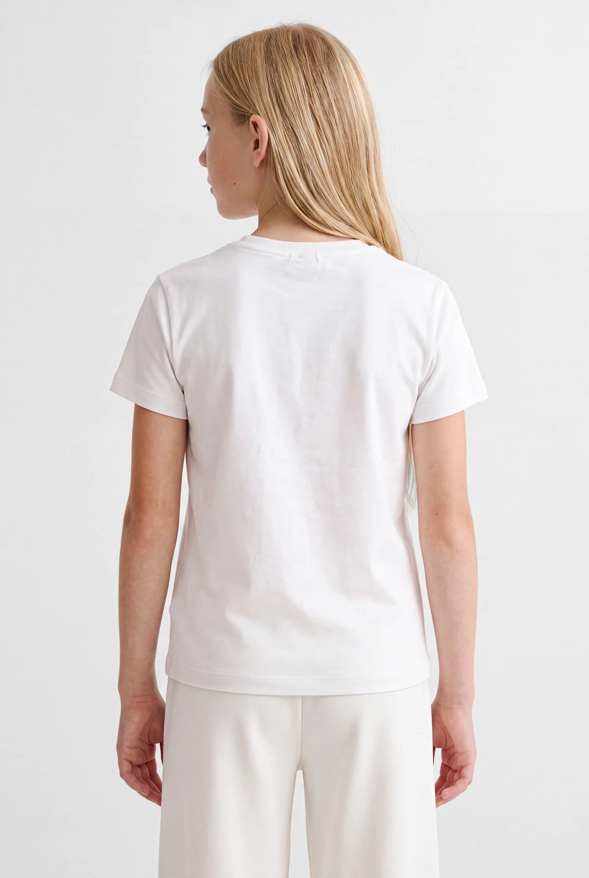 Girls' Printed Basic T-Shirt